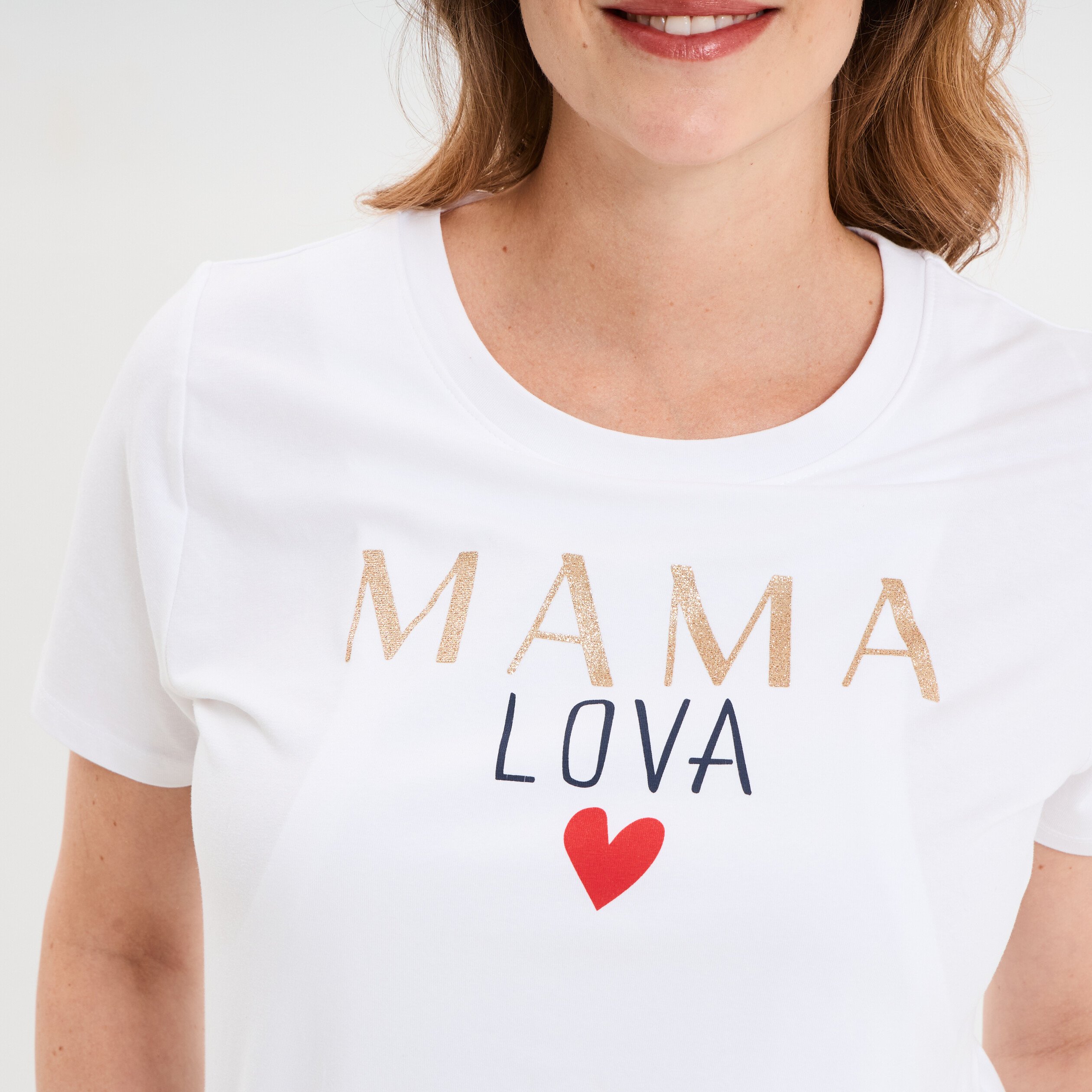t shirt manches courtes allaitement blanc femmemater T-shirt manches courtes allaitement blanc femme maternité