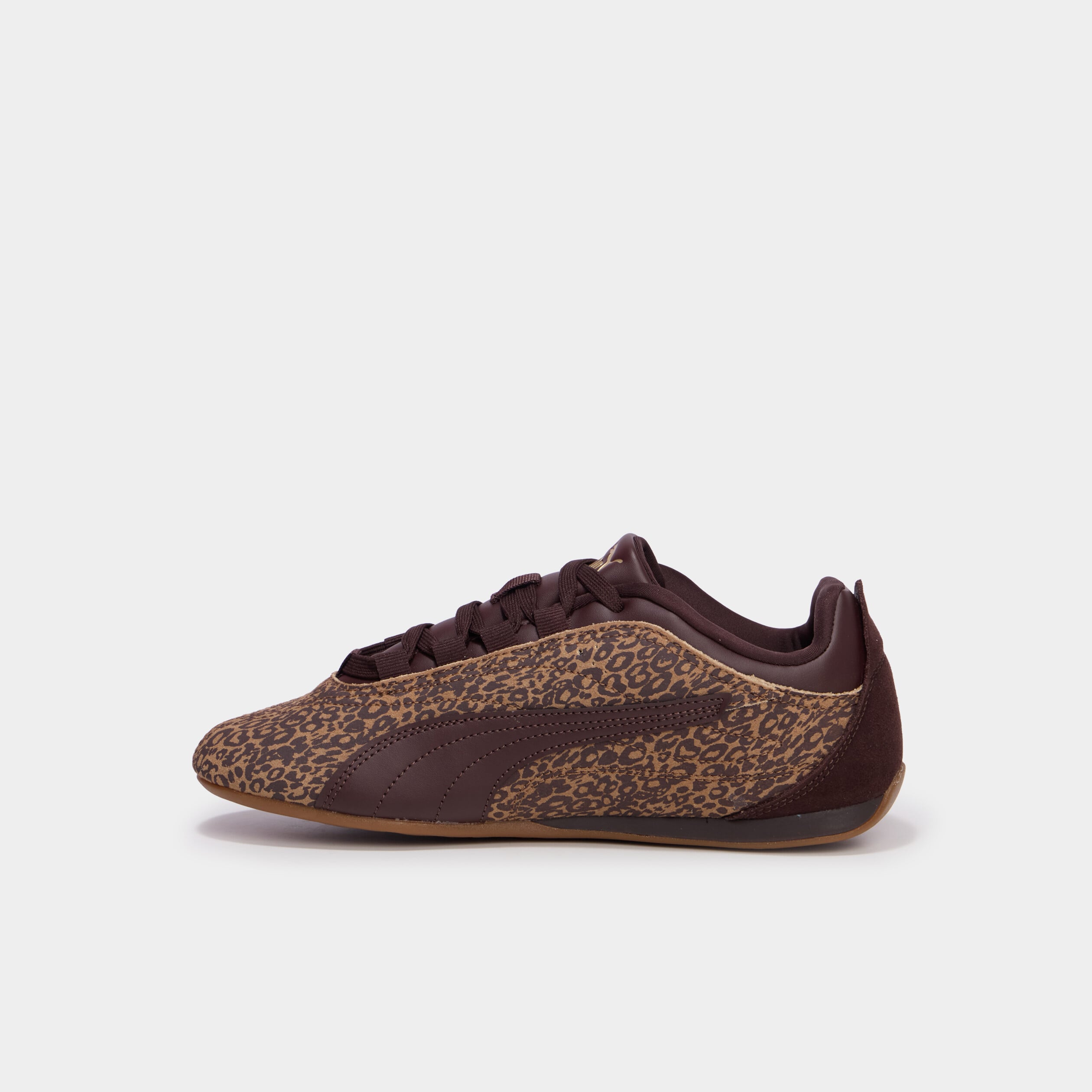 Baskets running lacets Puma Catch Soleil marron femme