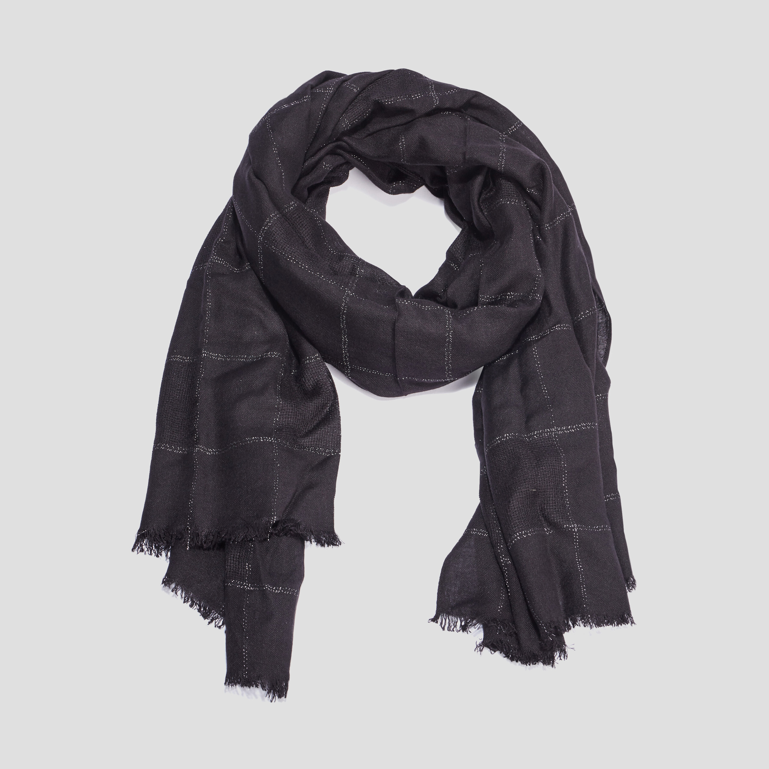 Foulard noir femme