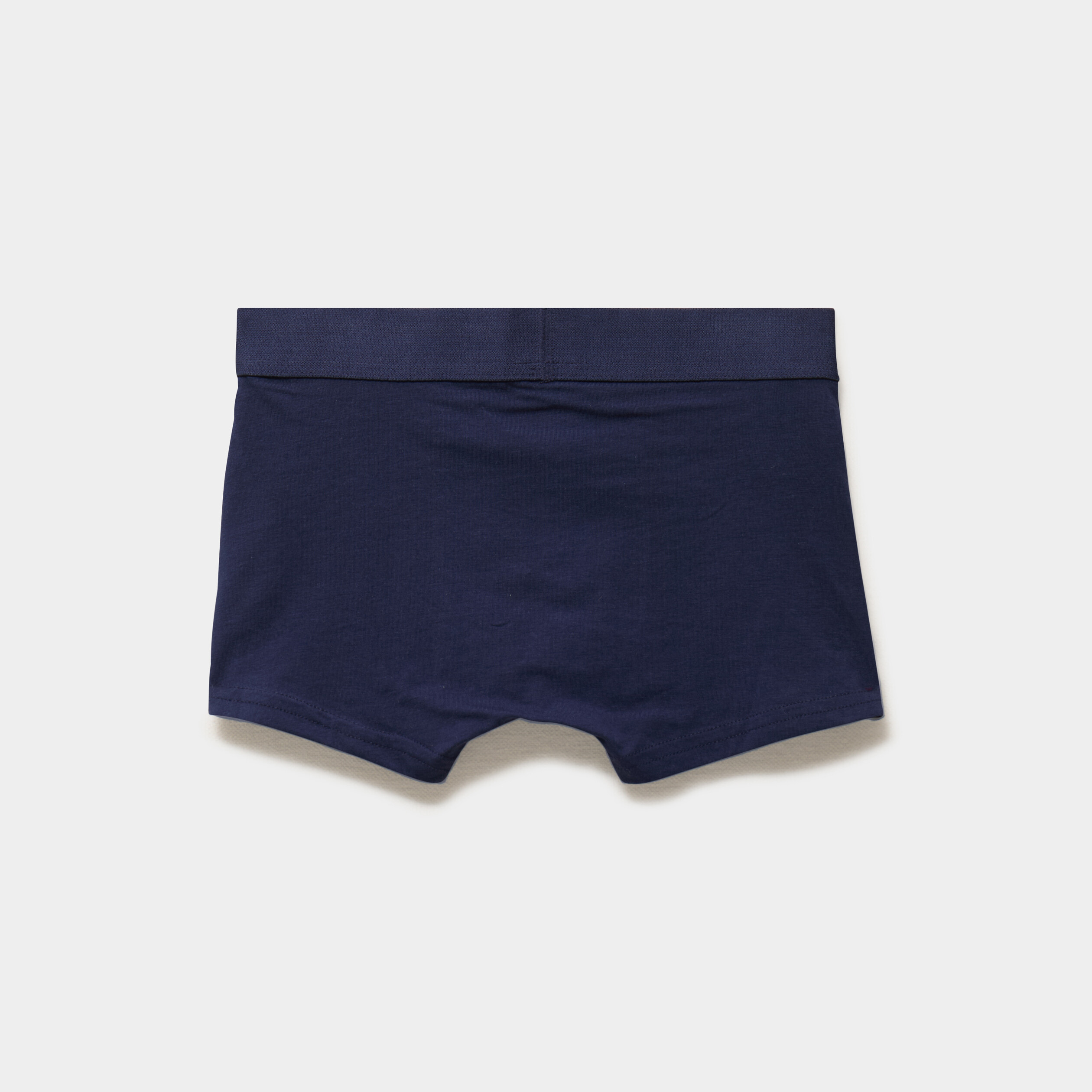 Lot 5 boxers coton majoritaire bleu marine gar&ccedil;on