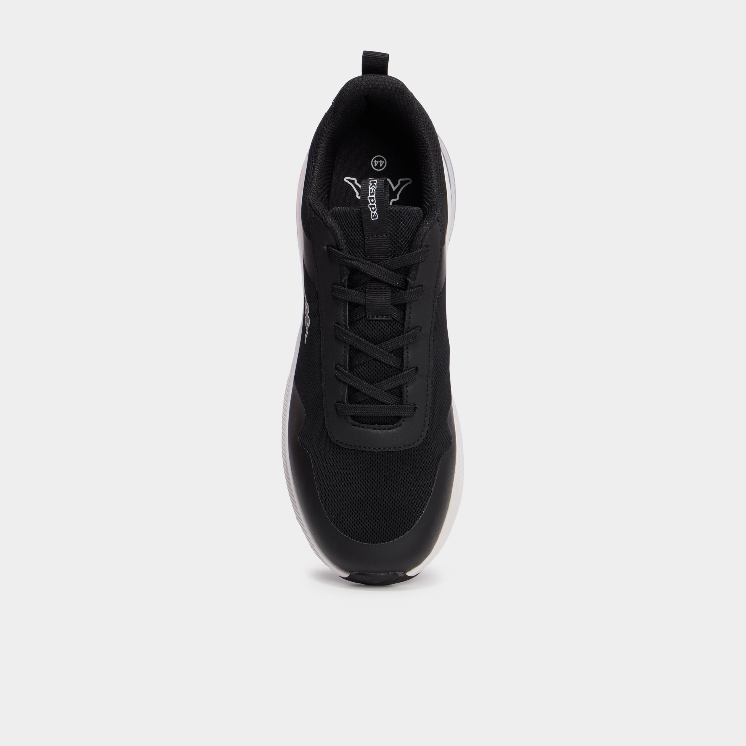 Baskets running &agrave; lacets Kappa noir homme