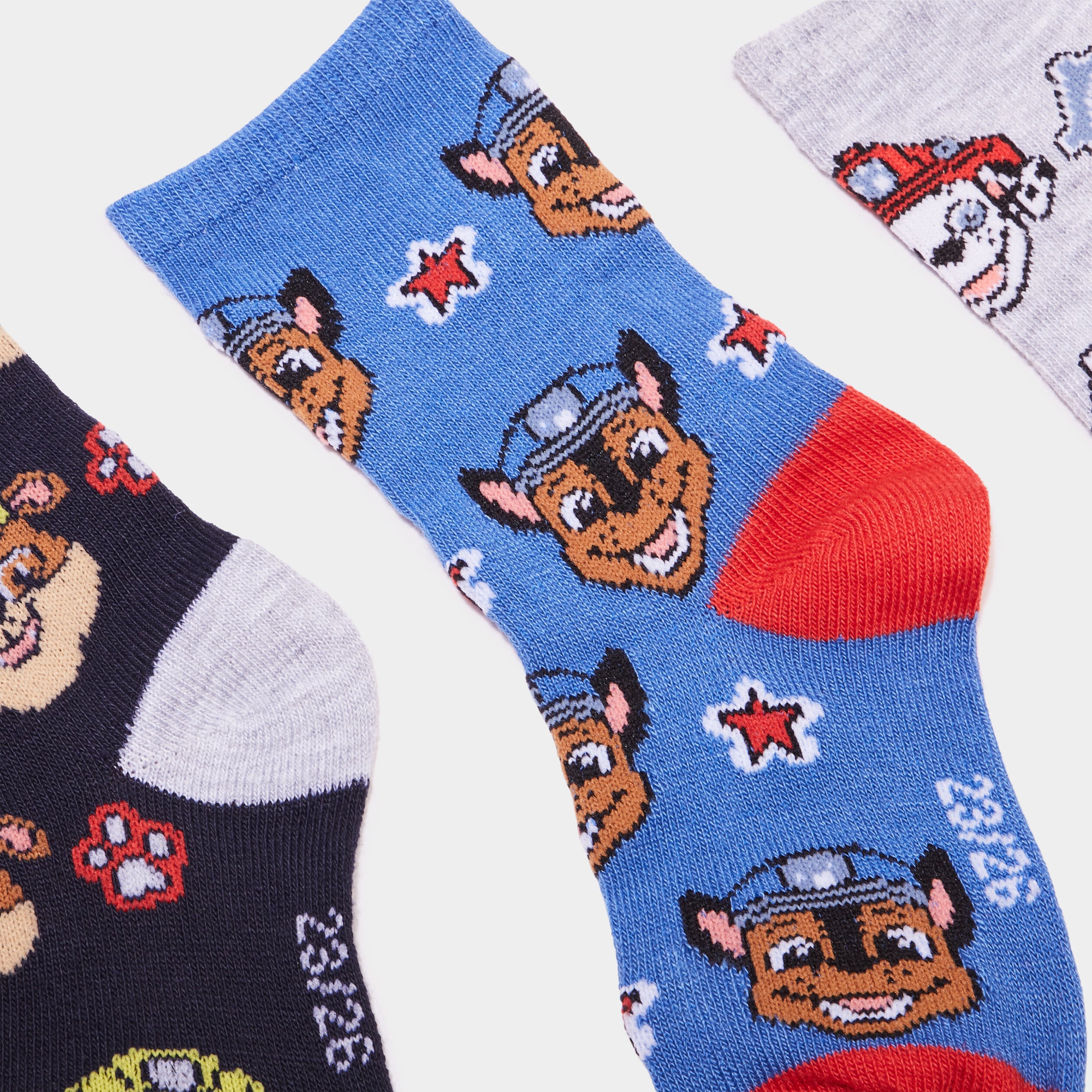 Lot 3 paires chaussettes Pat Patrouille multicolore gar&ccedil;on