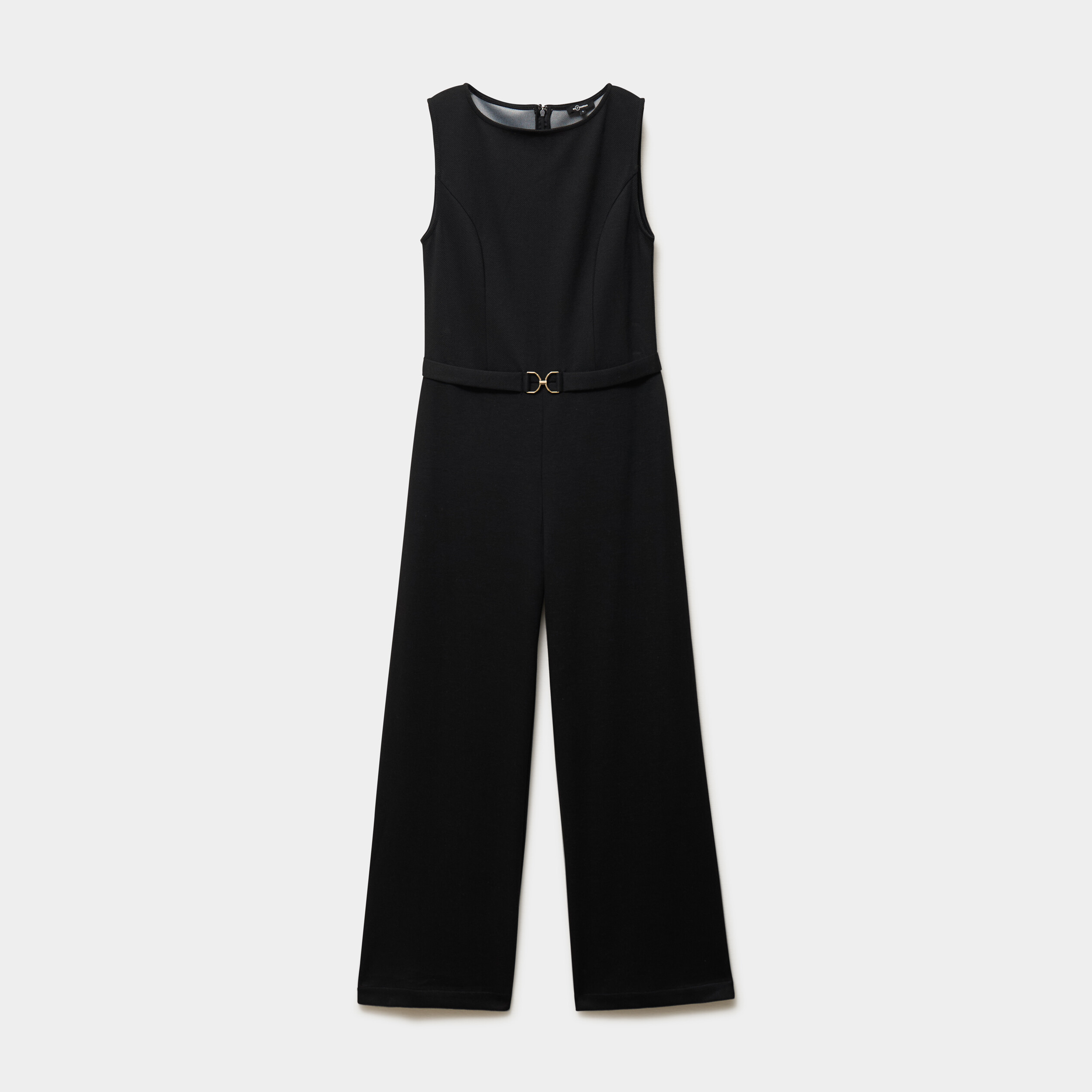 Combinaison pantalon sans manches noir femme
