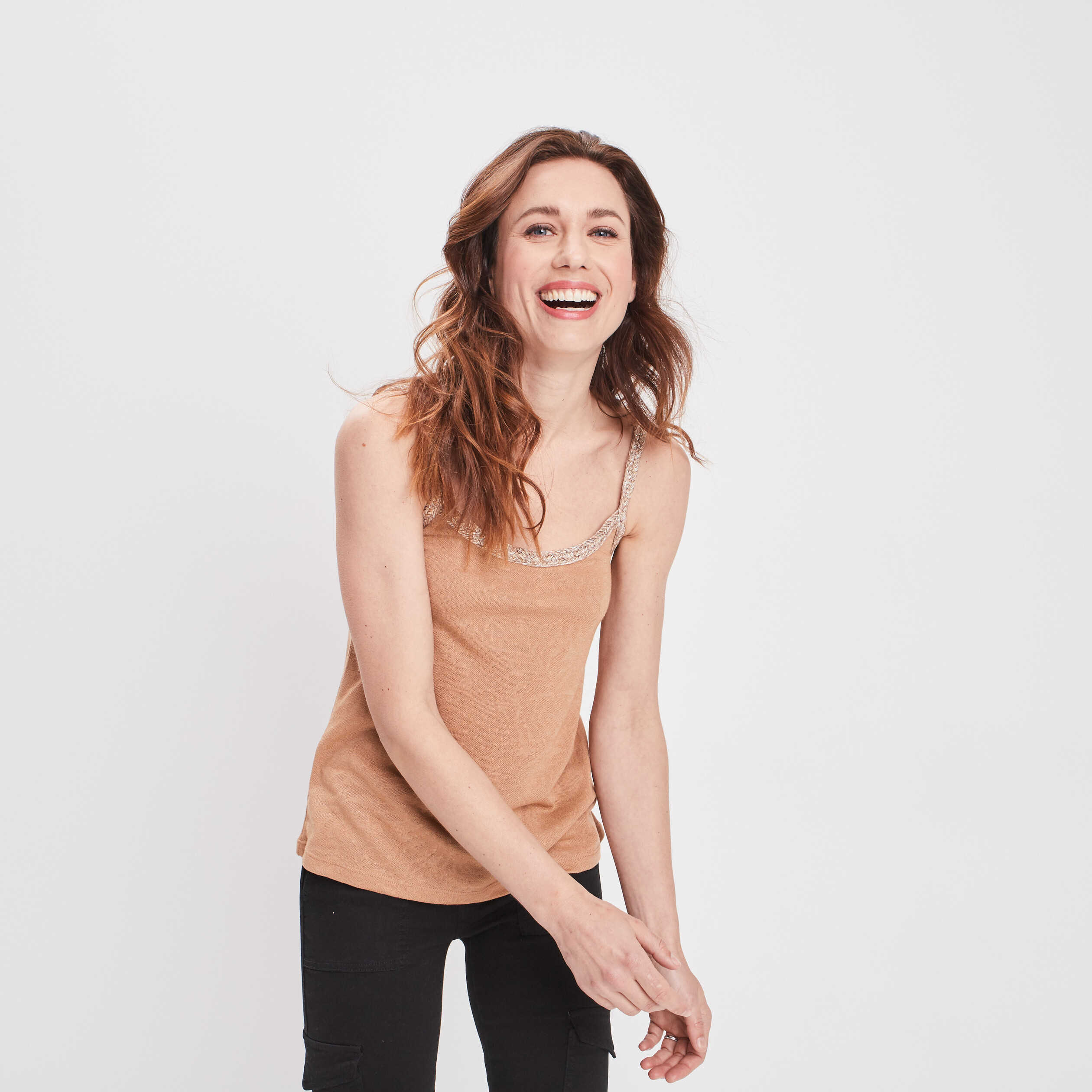 Debardeur femme marron 2025