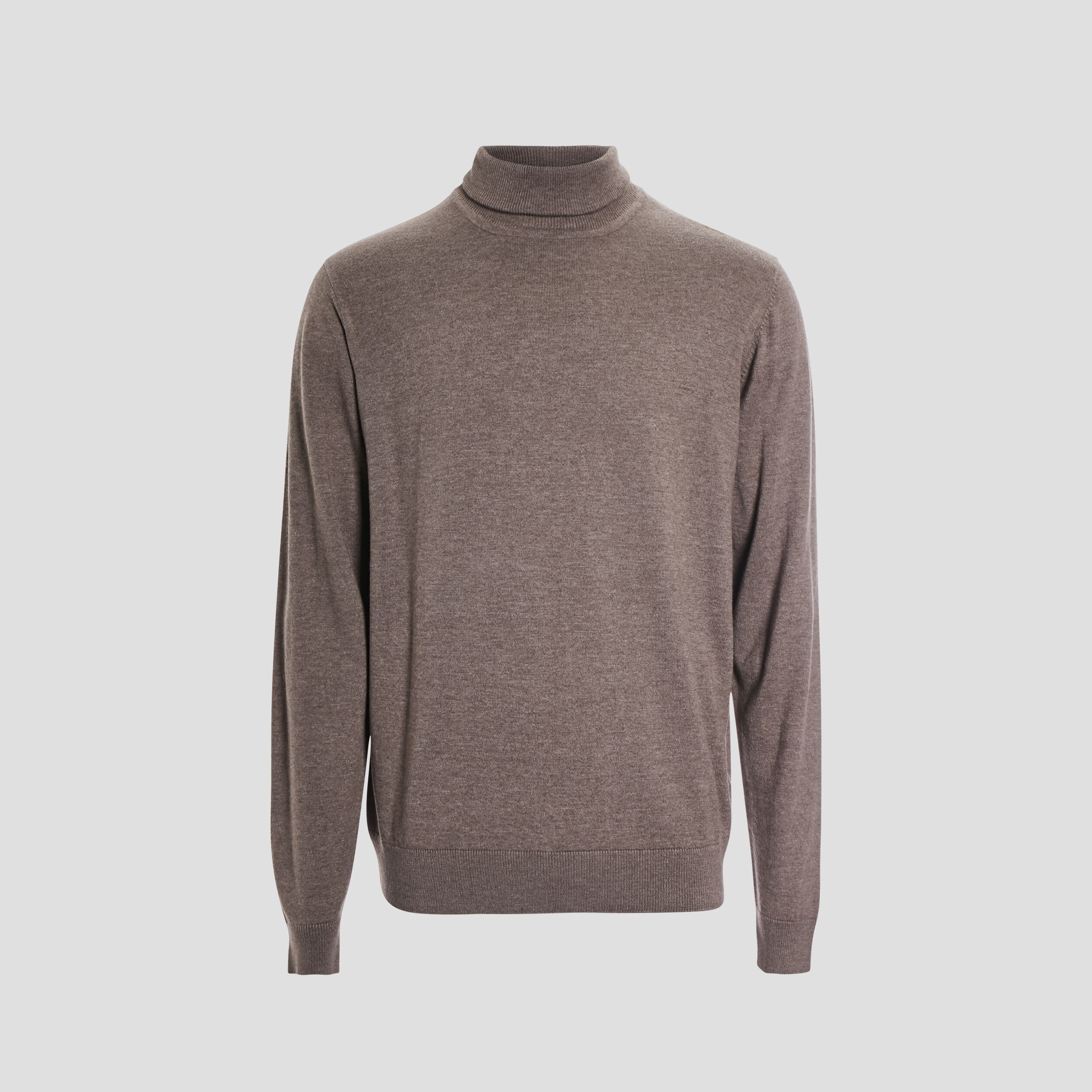 pull avec col roule taupe homme Pull avec col roulé taupe homme
