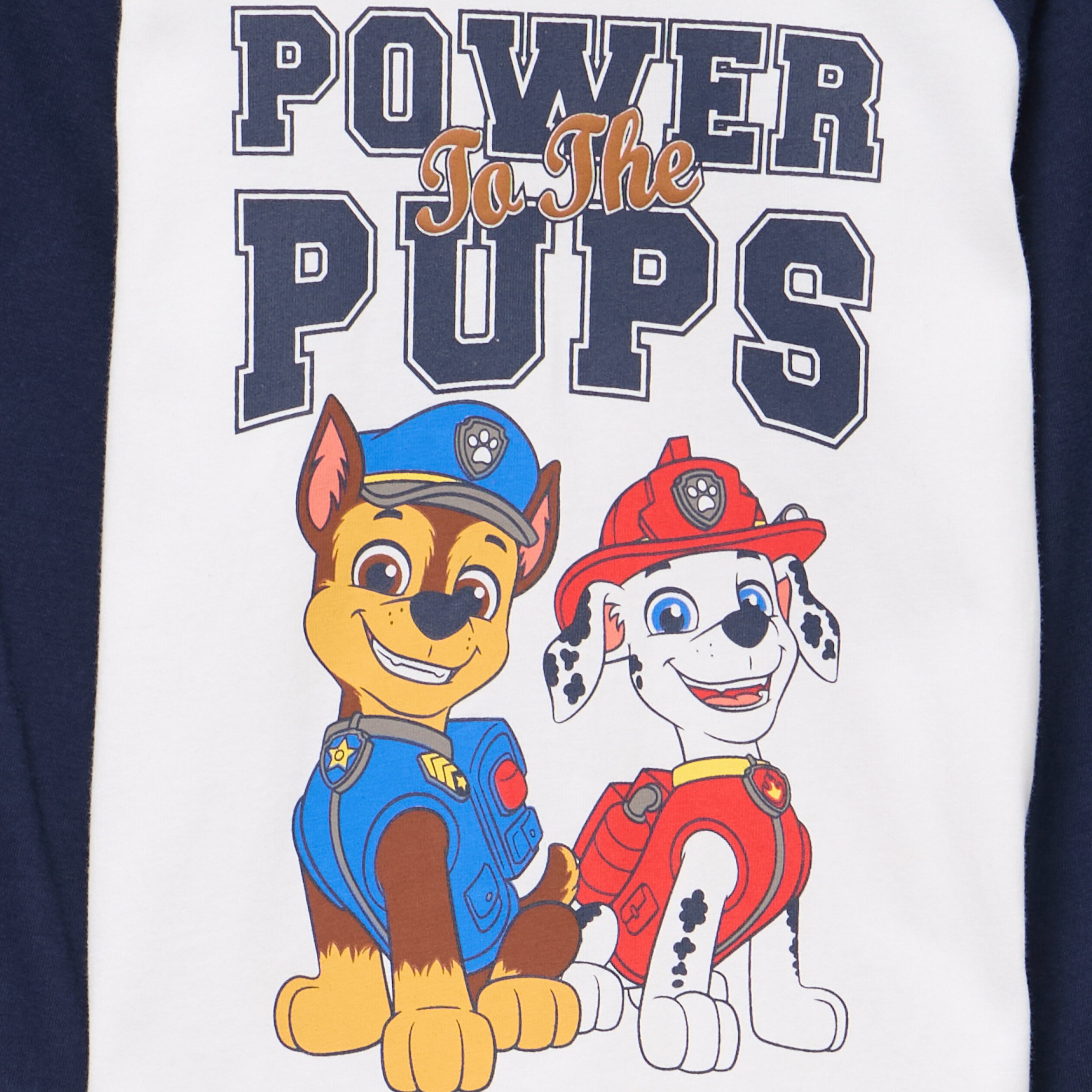 t shirt manches longues pat patrouille blanc garcon T-shirt manches longues Pat Patrouille blanc garçon