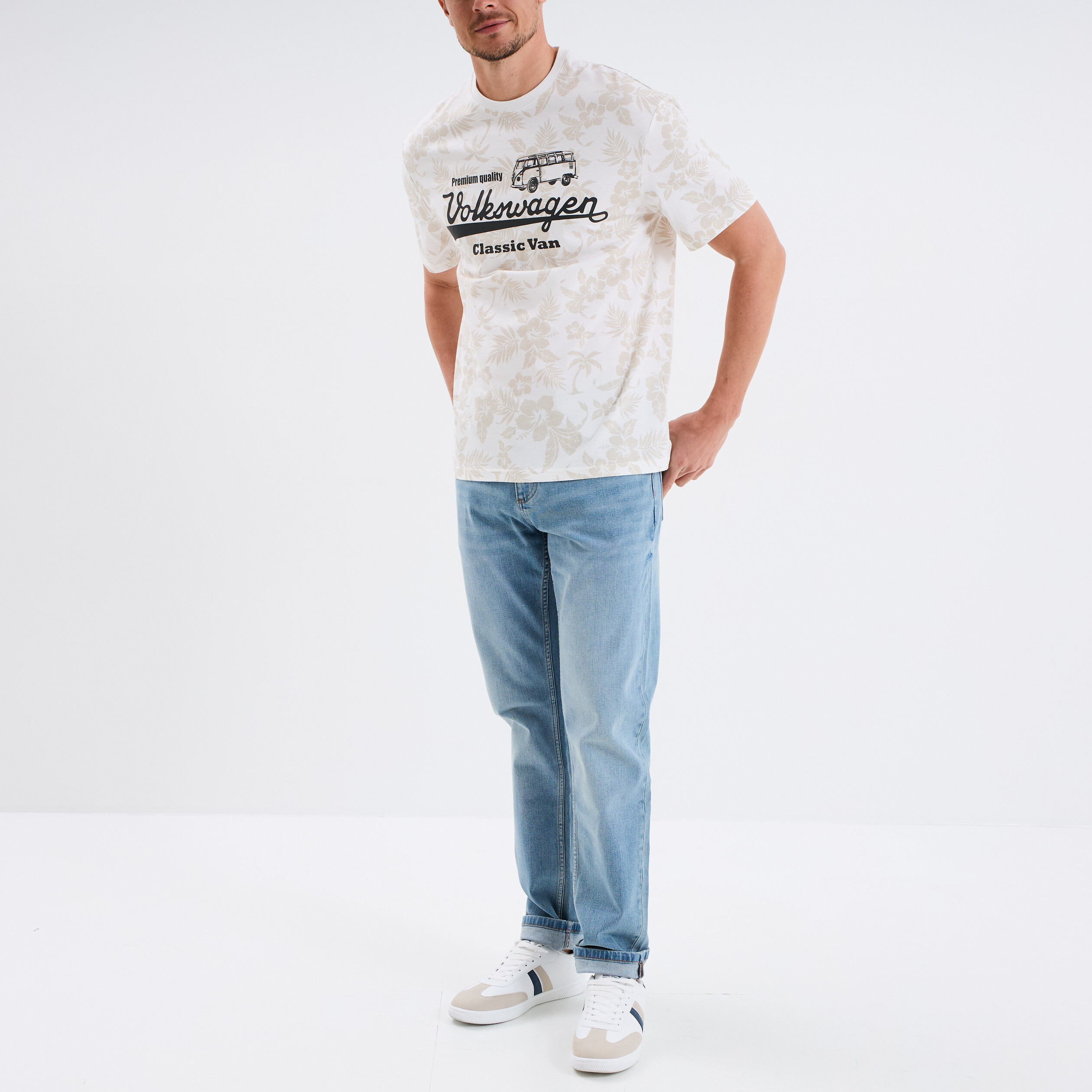 T-shirt manches courtes Volkswagen sable homme