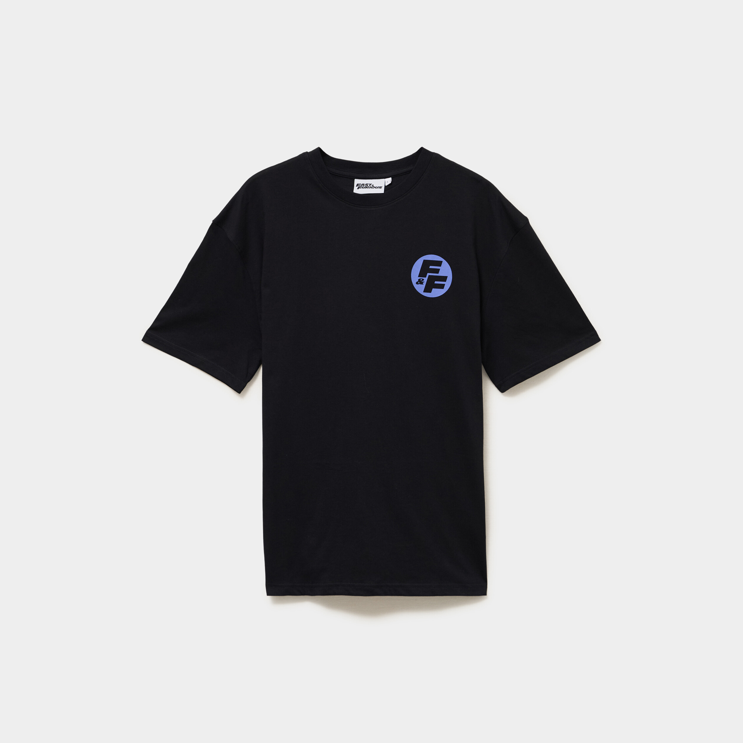 T-shirt coton Fast and Furious noir homme