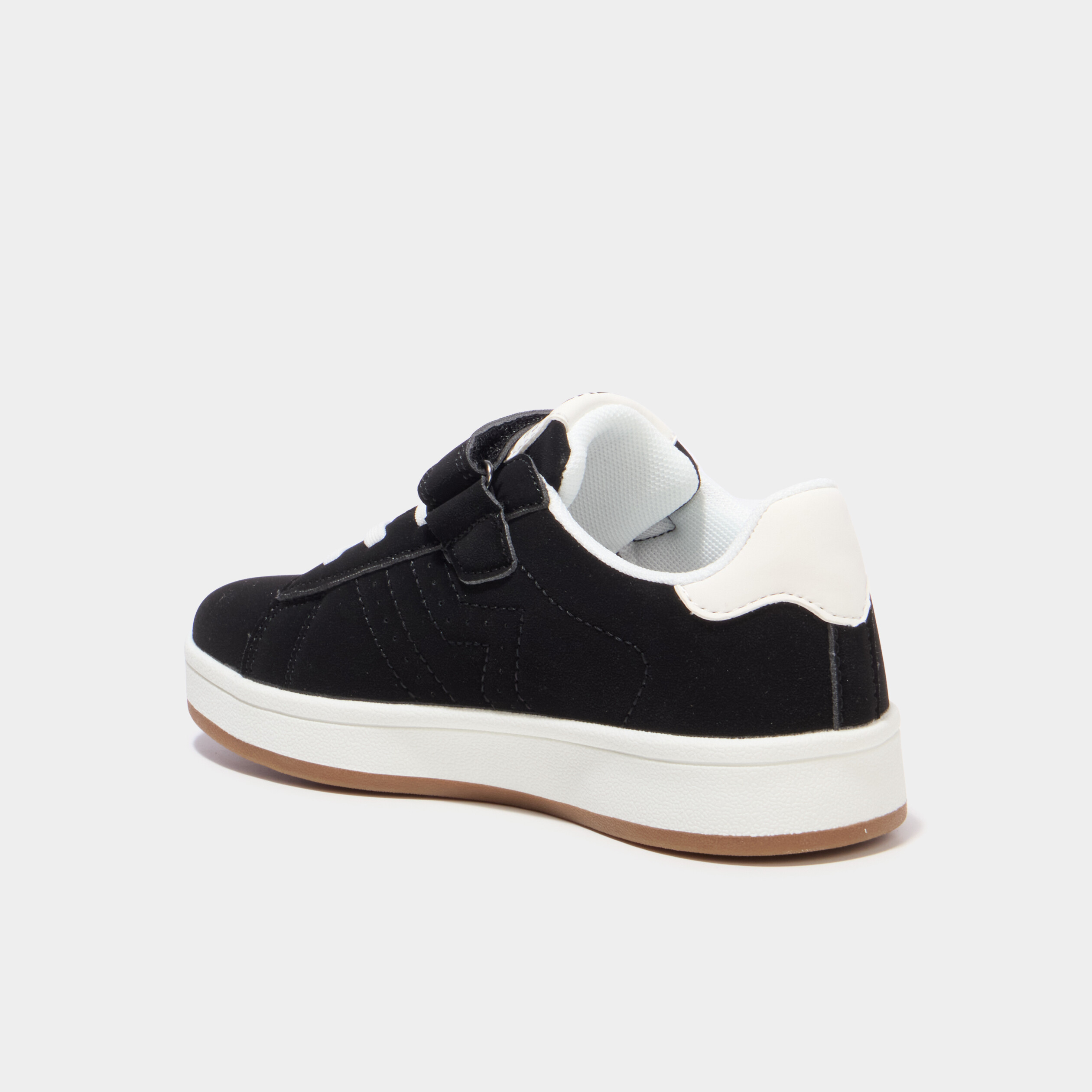 Tennis basses avec scratchs noir gar&ccedil;on