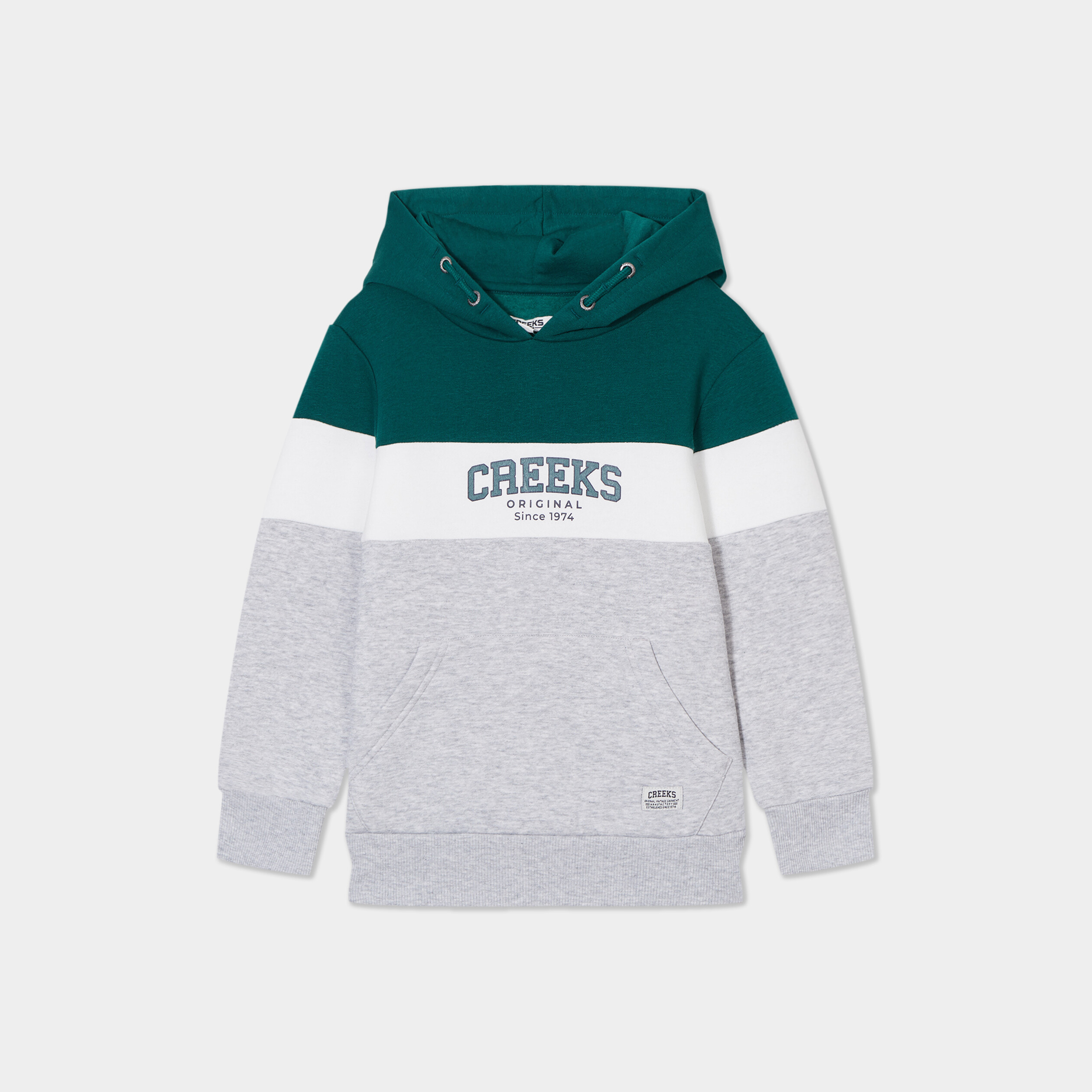 sweat a capuche hoodie creeks vert fonce garcon Sweat à capuche hoodie Creeks vert foncé garçon