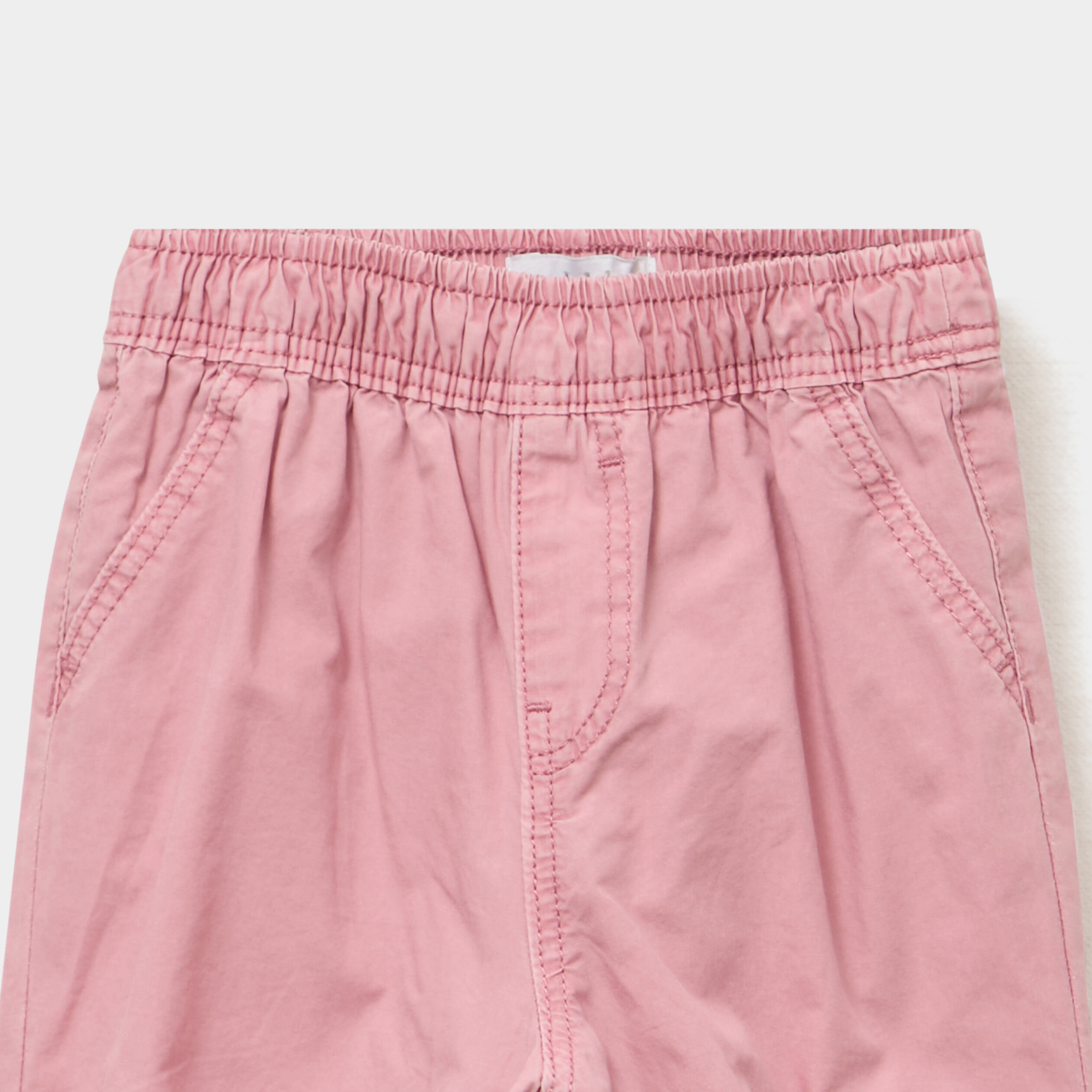 Pantalon jogger doublage coton vieux rose b&eacute;b&eacute; fille