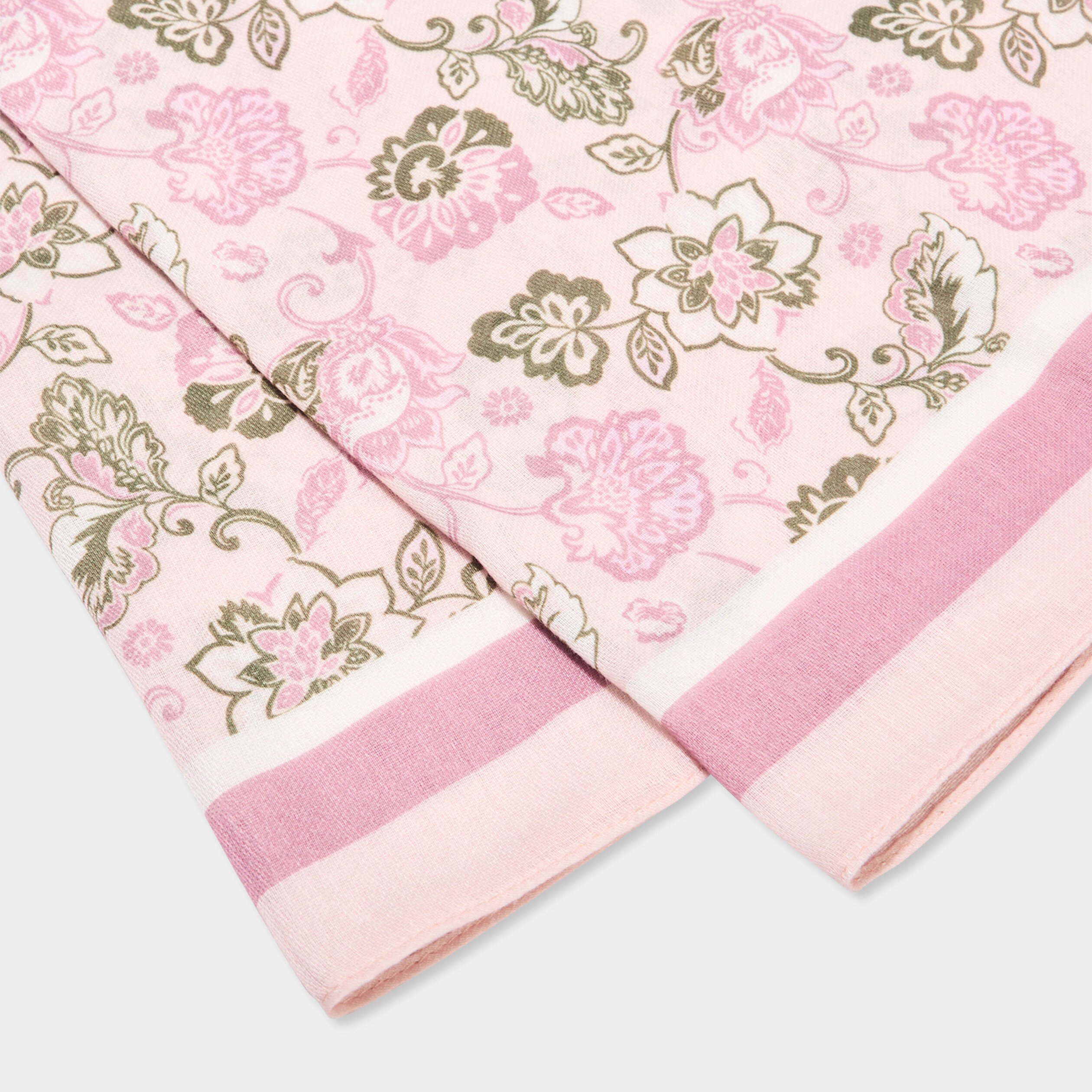 foulard rose femme Foulard rose femme