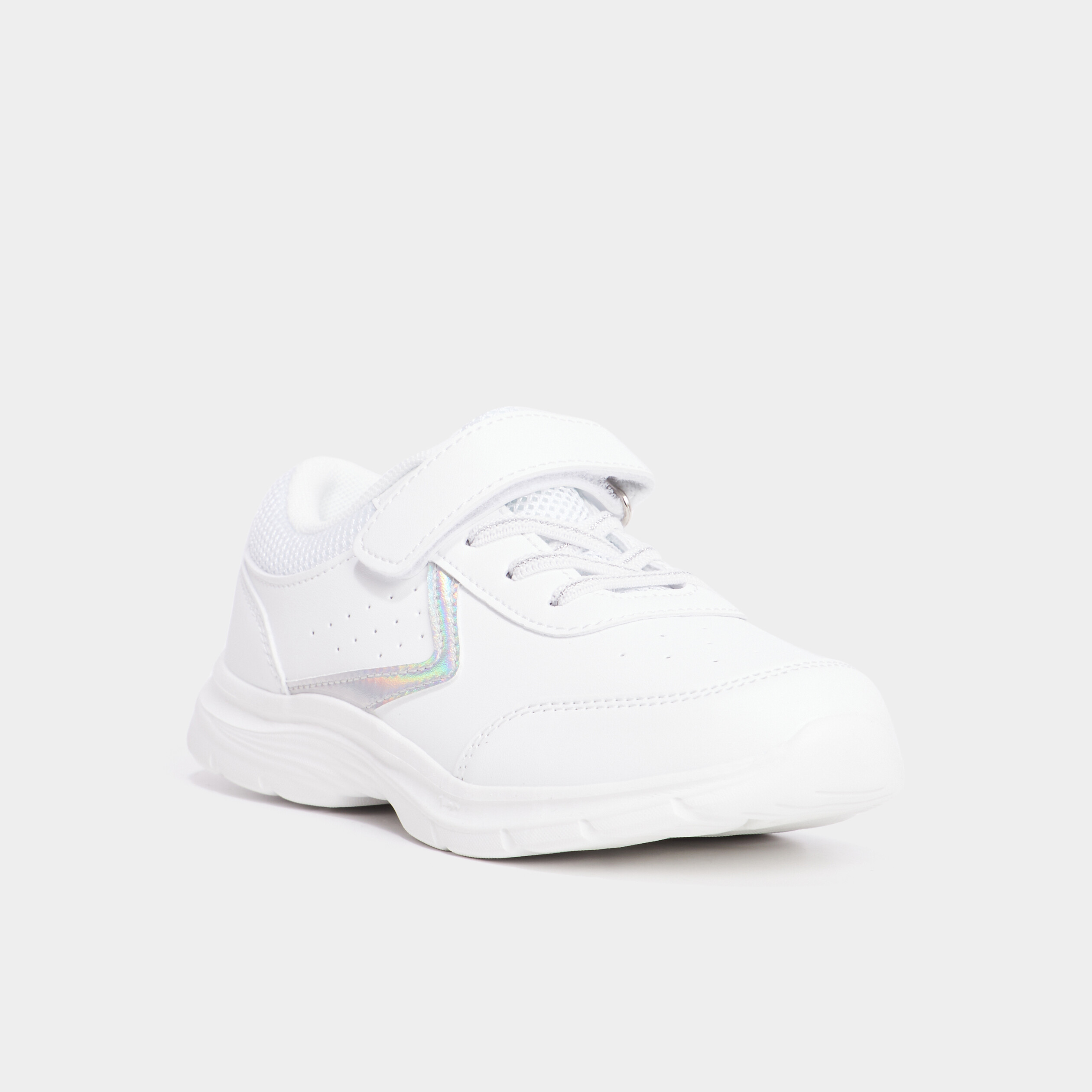baskets running a scratchs blanc fille Baskets running à scratchs blanc fille