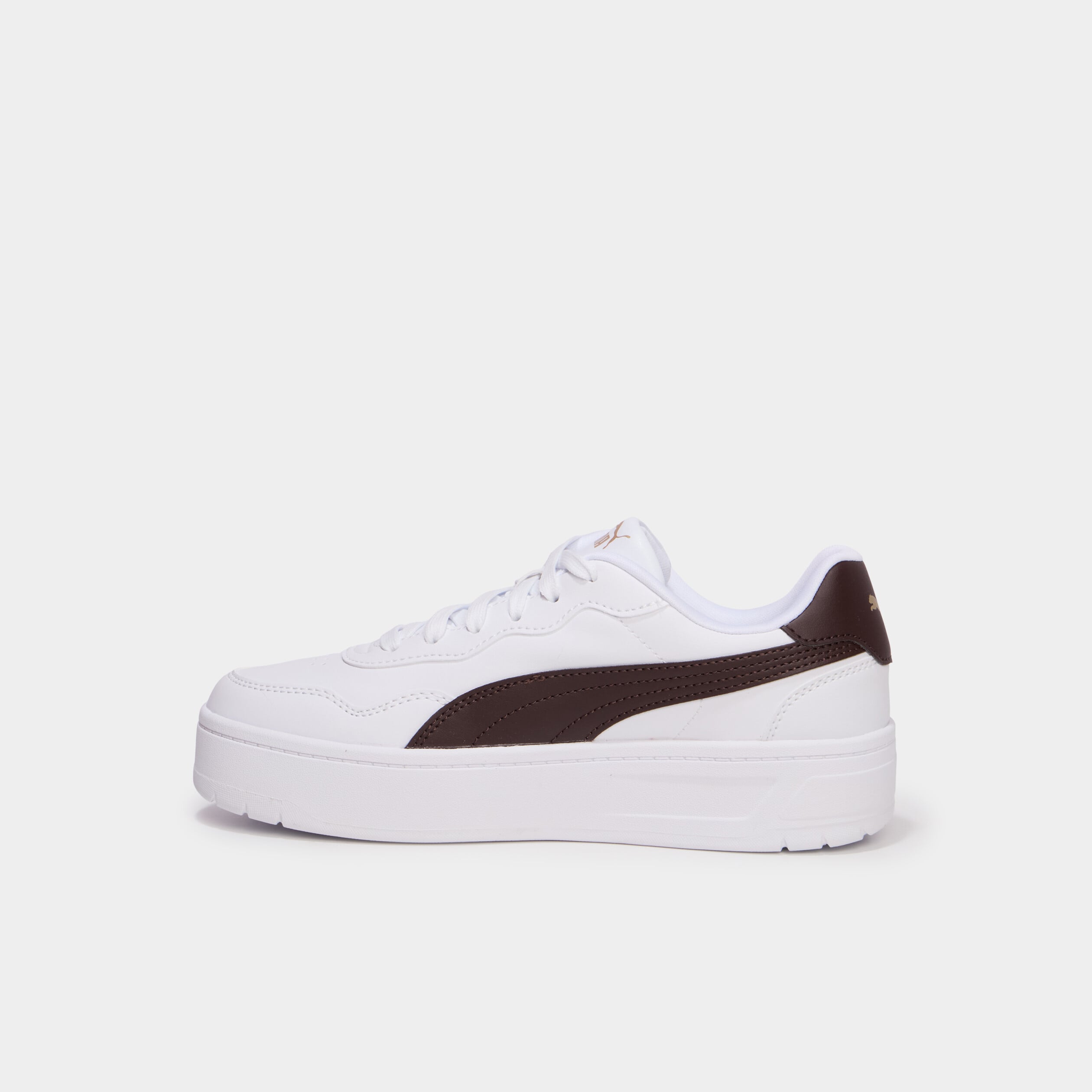 Baskets &agrave; lacets Puma Lally Skye marron femme