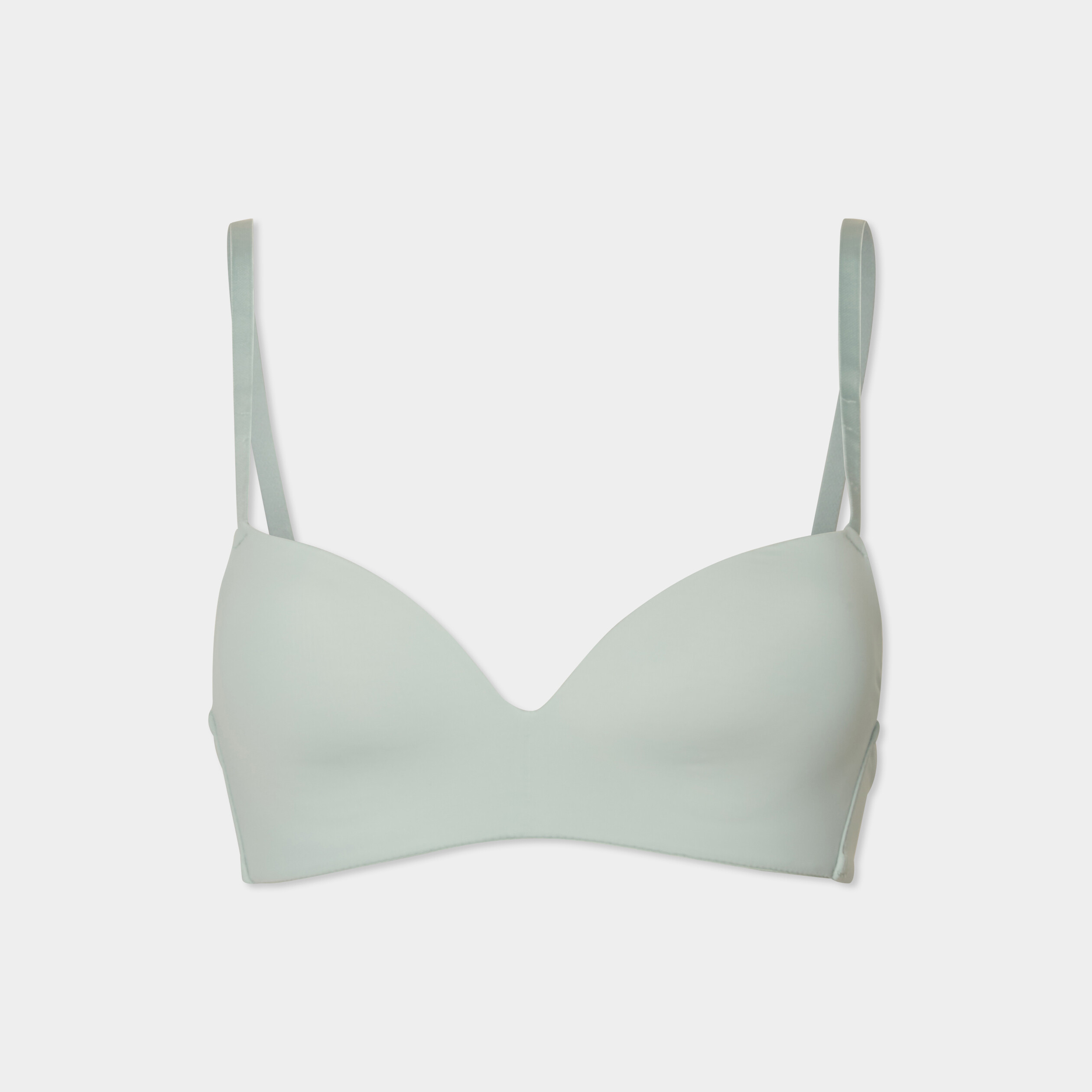Soutien-gorge push-up triangle vert clair femme