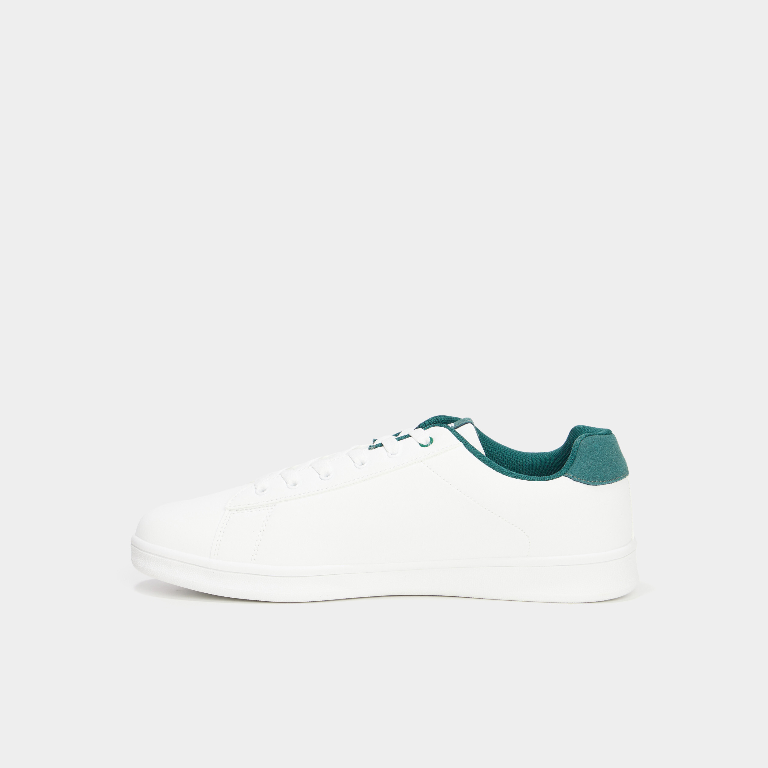 Baskets &agrave; lacets vert homme