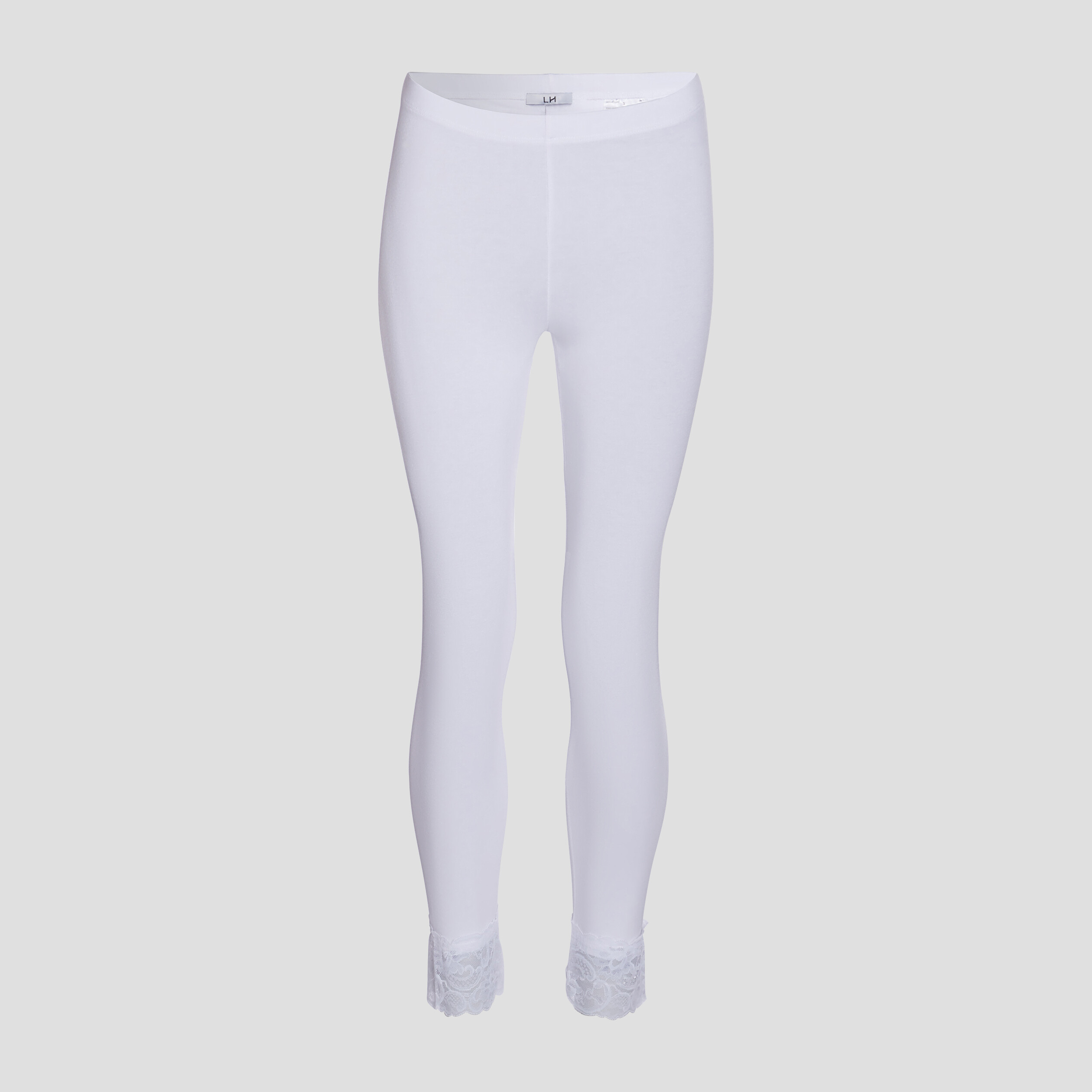 legging 78eme avec dentelle blanc femme Legging 7/8ème avec dentelle blanc femme