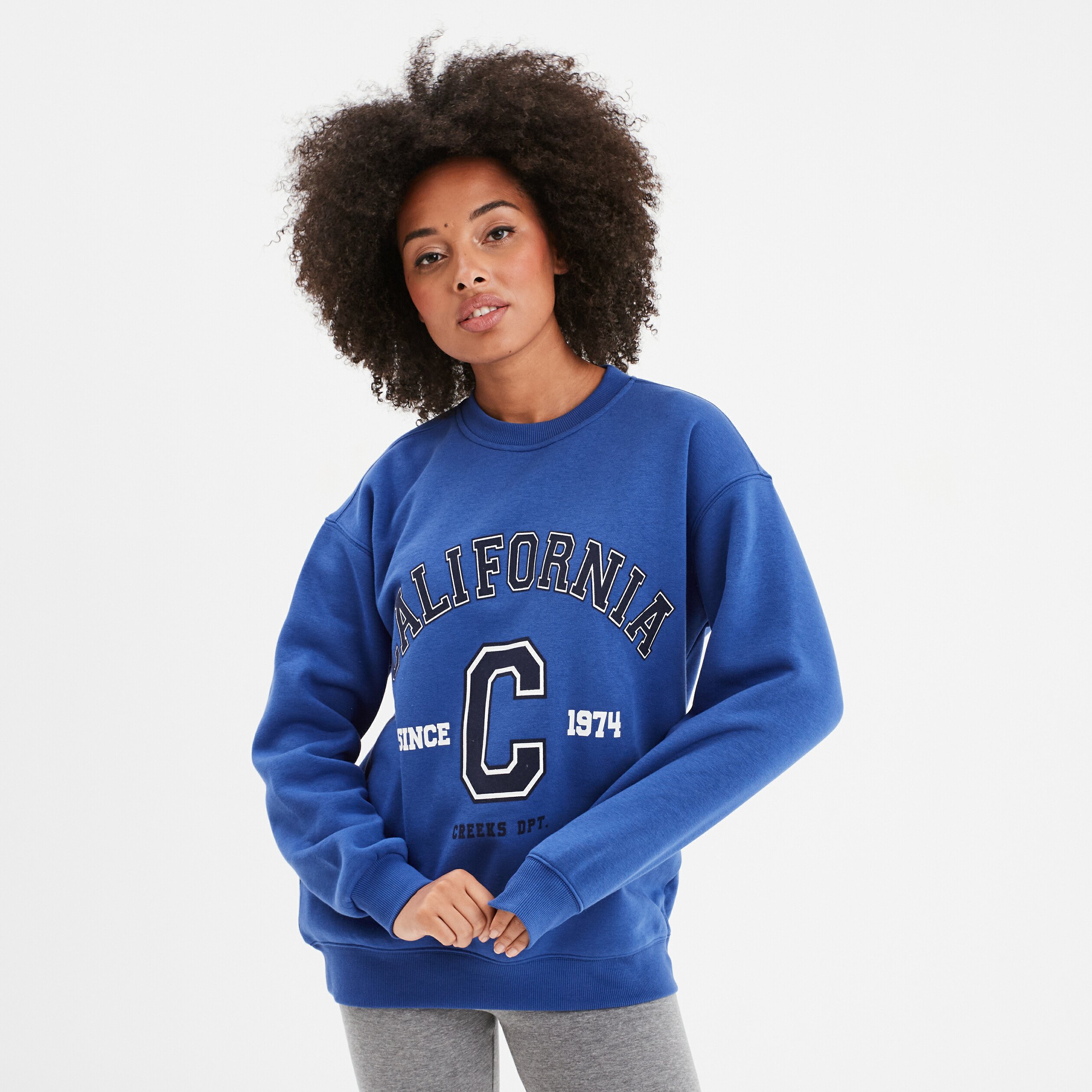 Jogging bleu electrique femme outlet