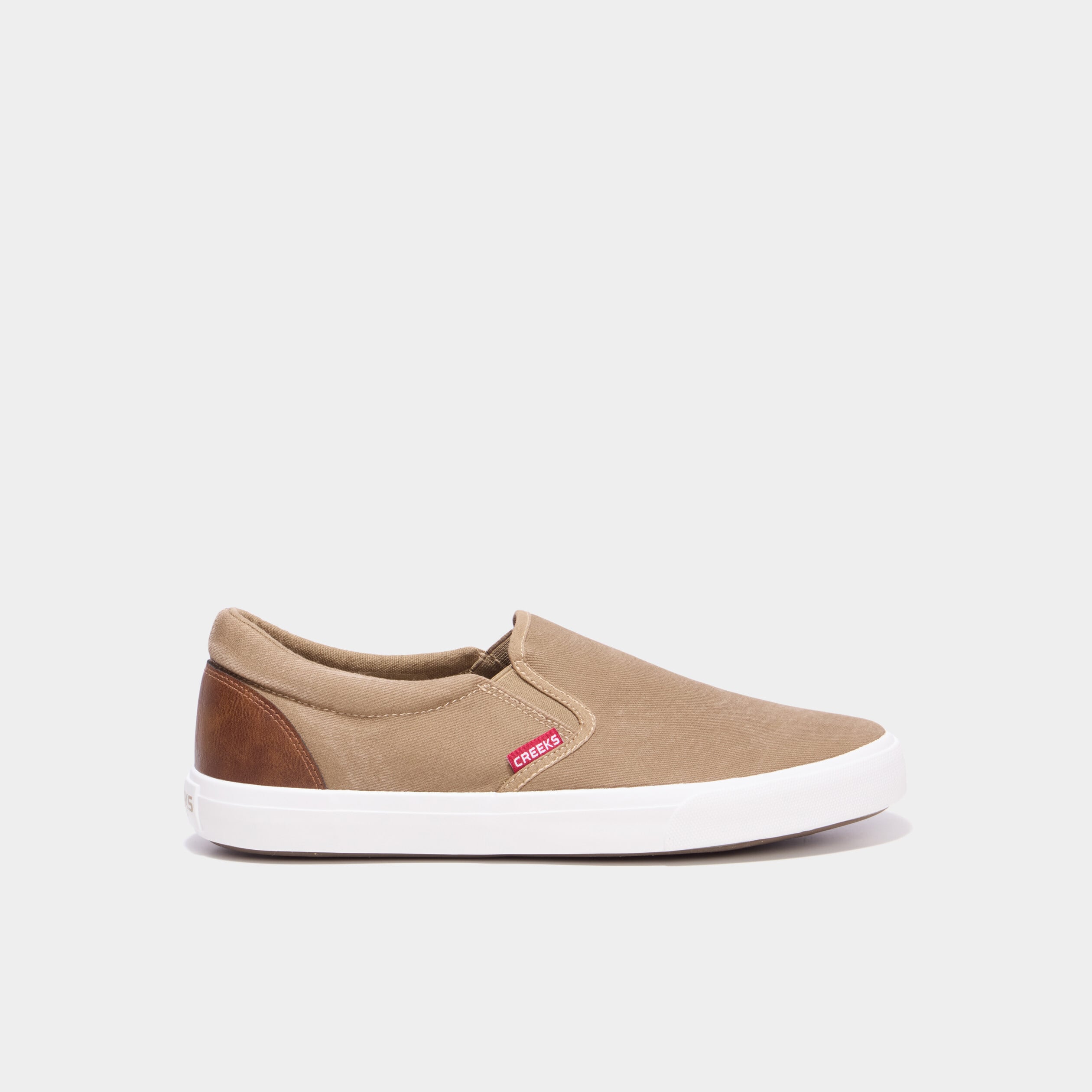 Tennis basses en toile sable homme