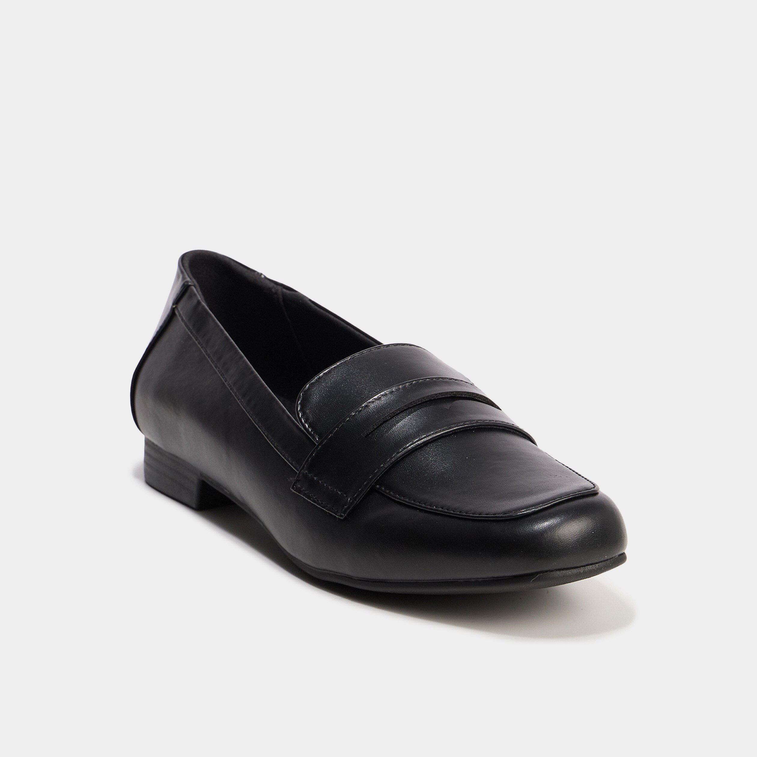 mocassins bout carre noir femme Mocassins bout carré noir femme