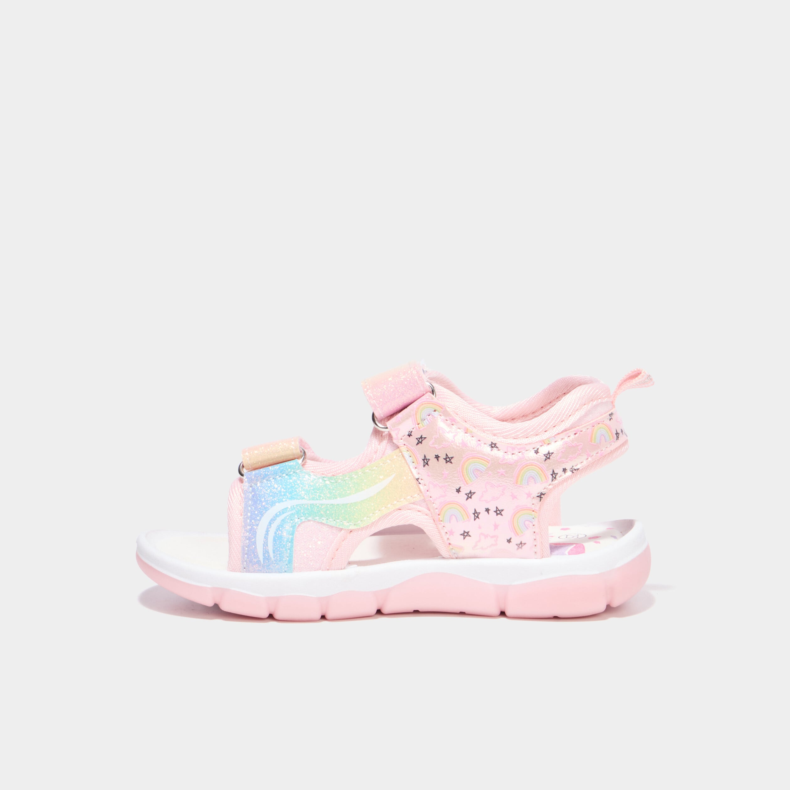 Sandales semelles lumineuses blanc fille