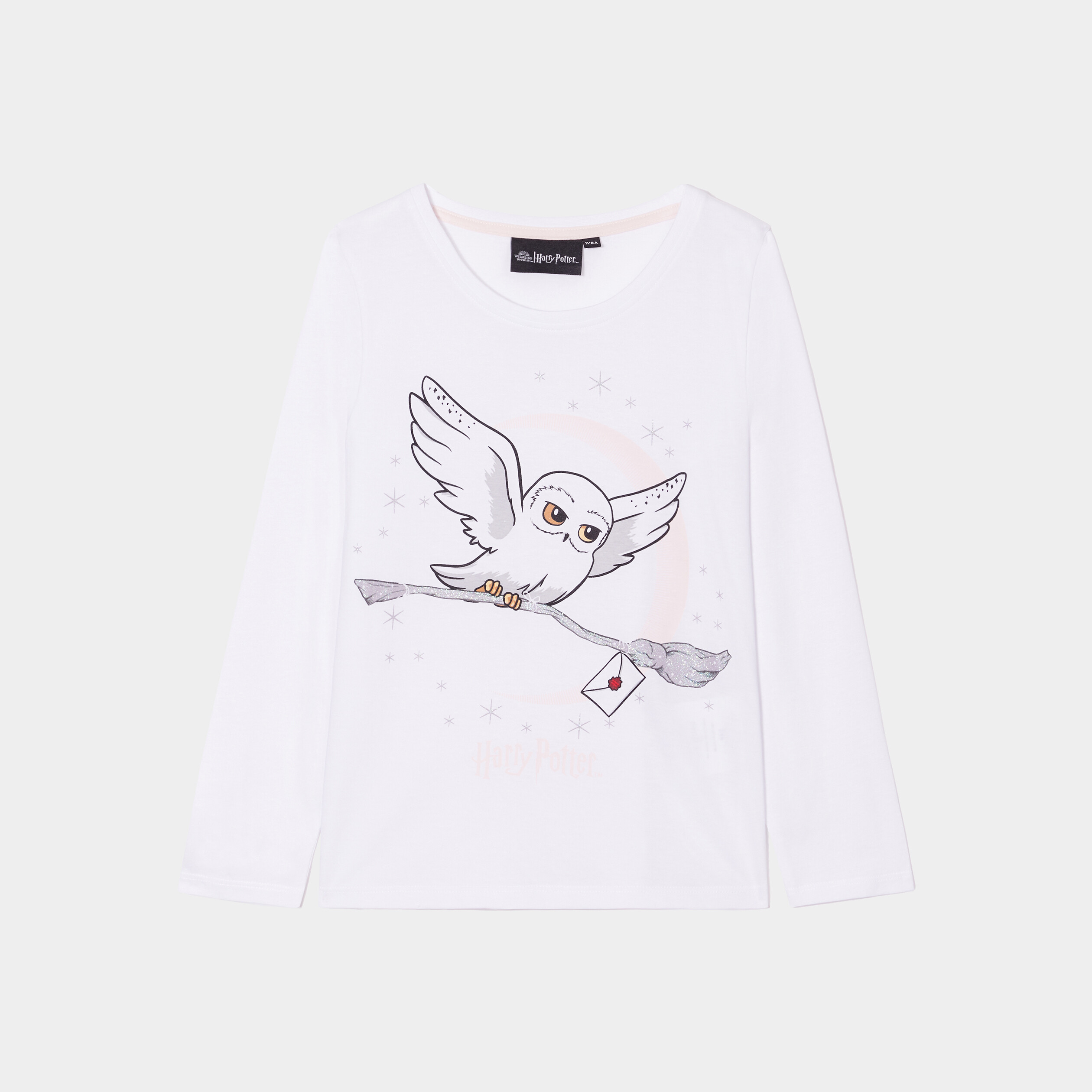Ensemble pyjama Harry Potter Hedwige blanc fille La Halle