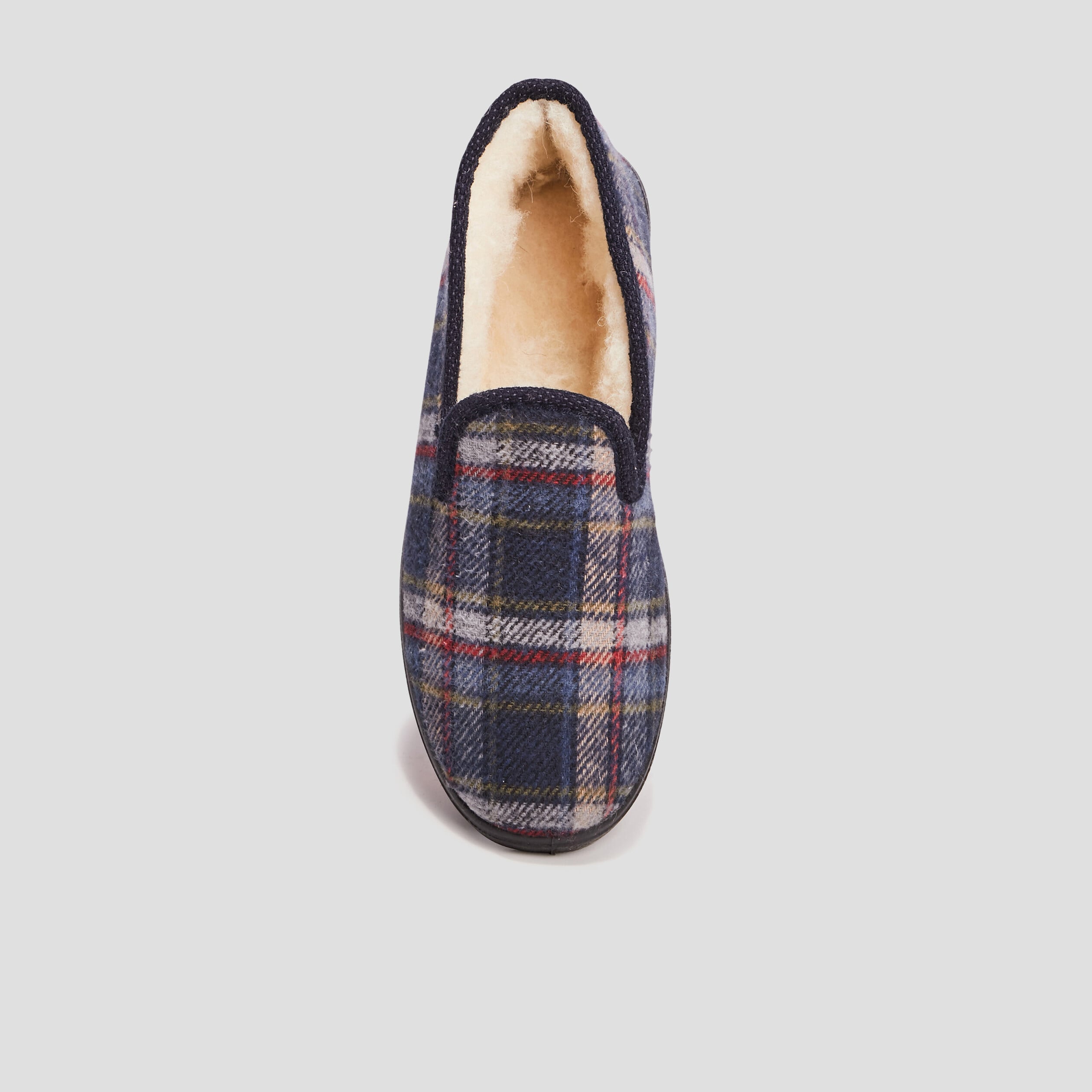 Chaussons bleu marine homme