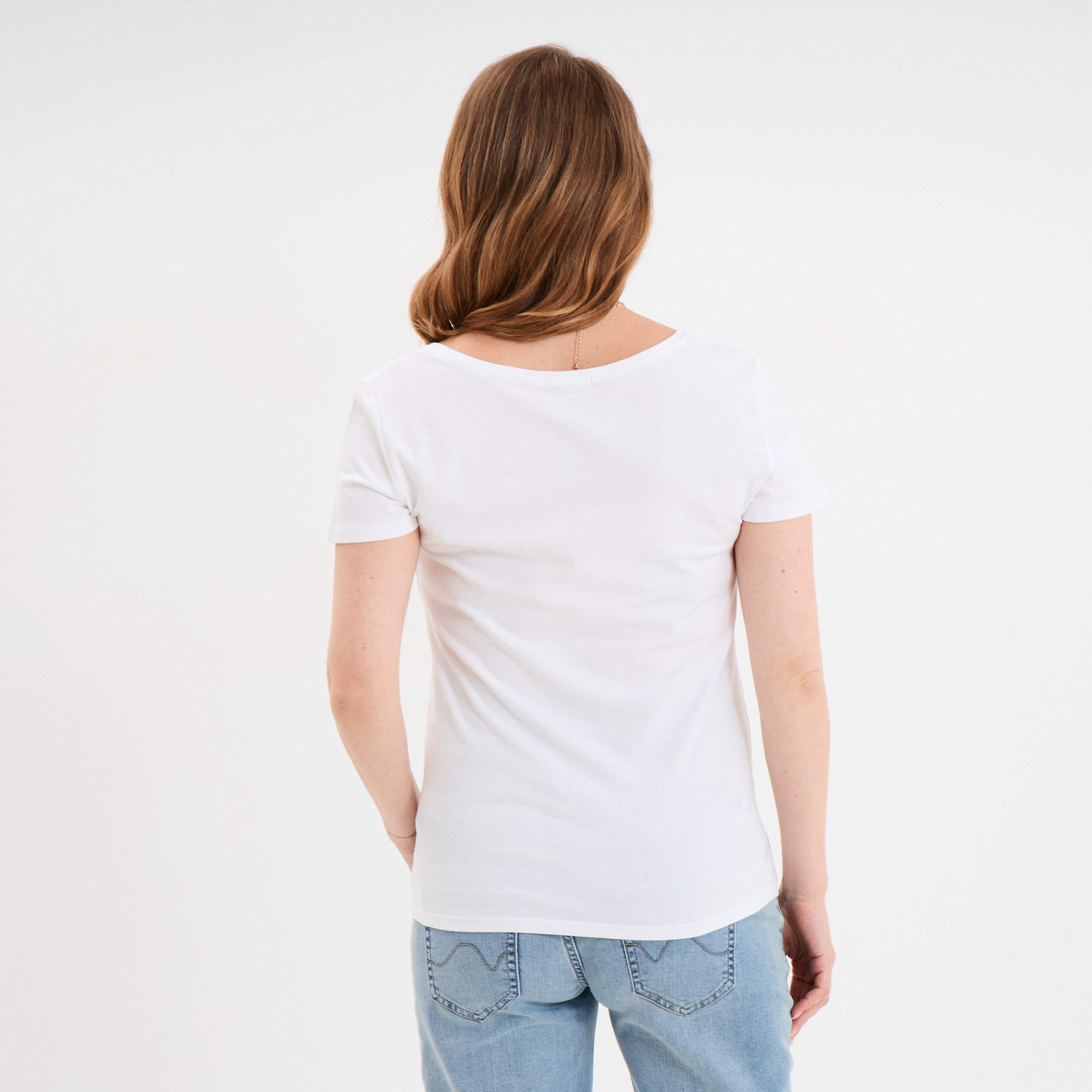 t shirt allaitement manches courtes blanc femmemater T-shirt allaitement manches courtes blanc femme maternité