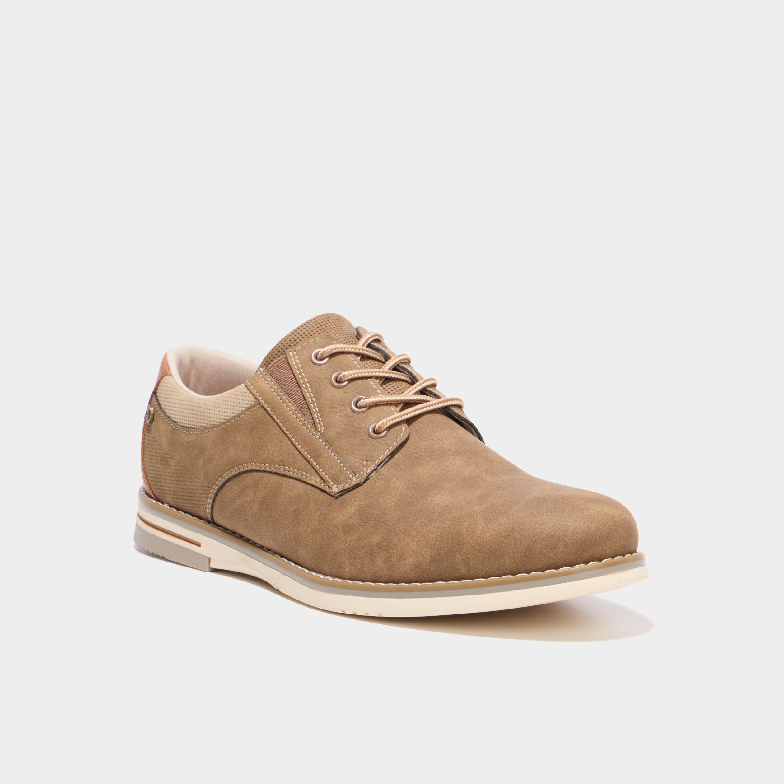 Derbies &agrave; lacets sable homme