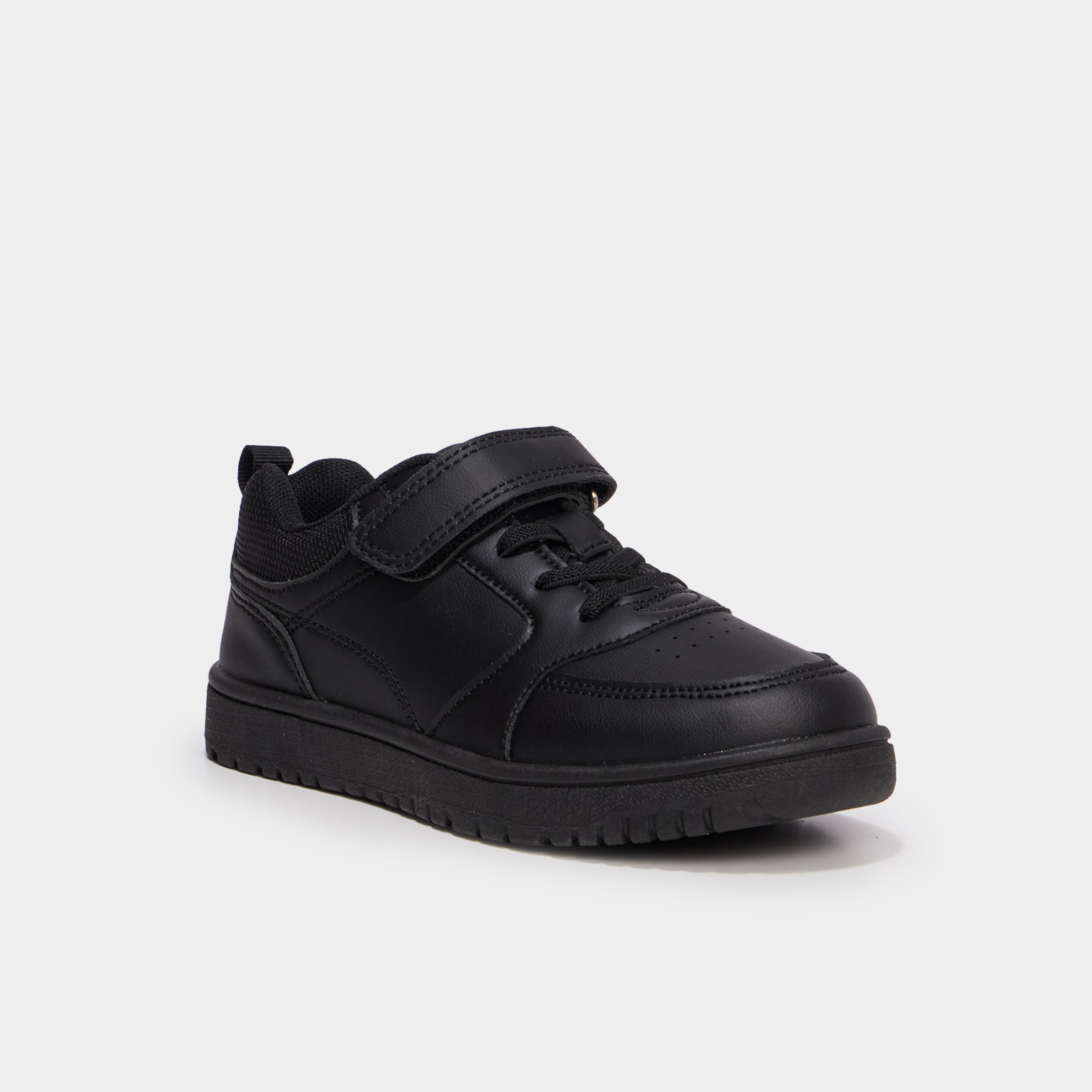 Baskets avec scratchs noir gar&ccedil;on