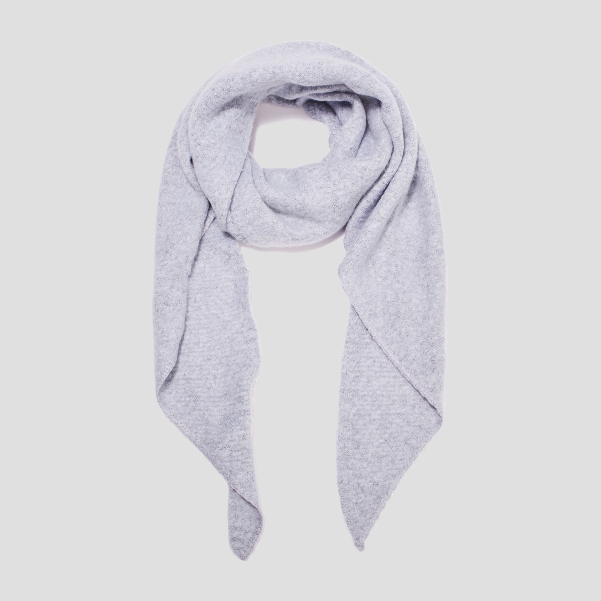 echarpe triangle bleu clair femme Écharpe triangle bleu clair femme