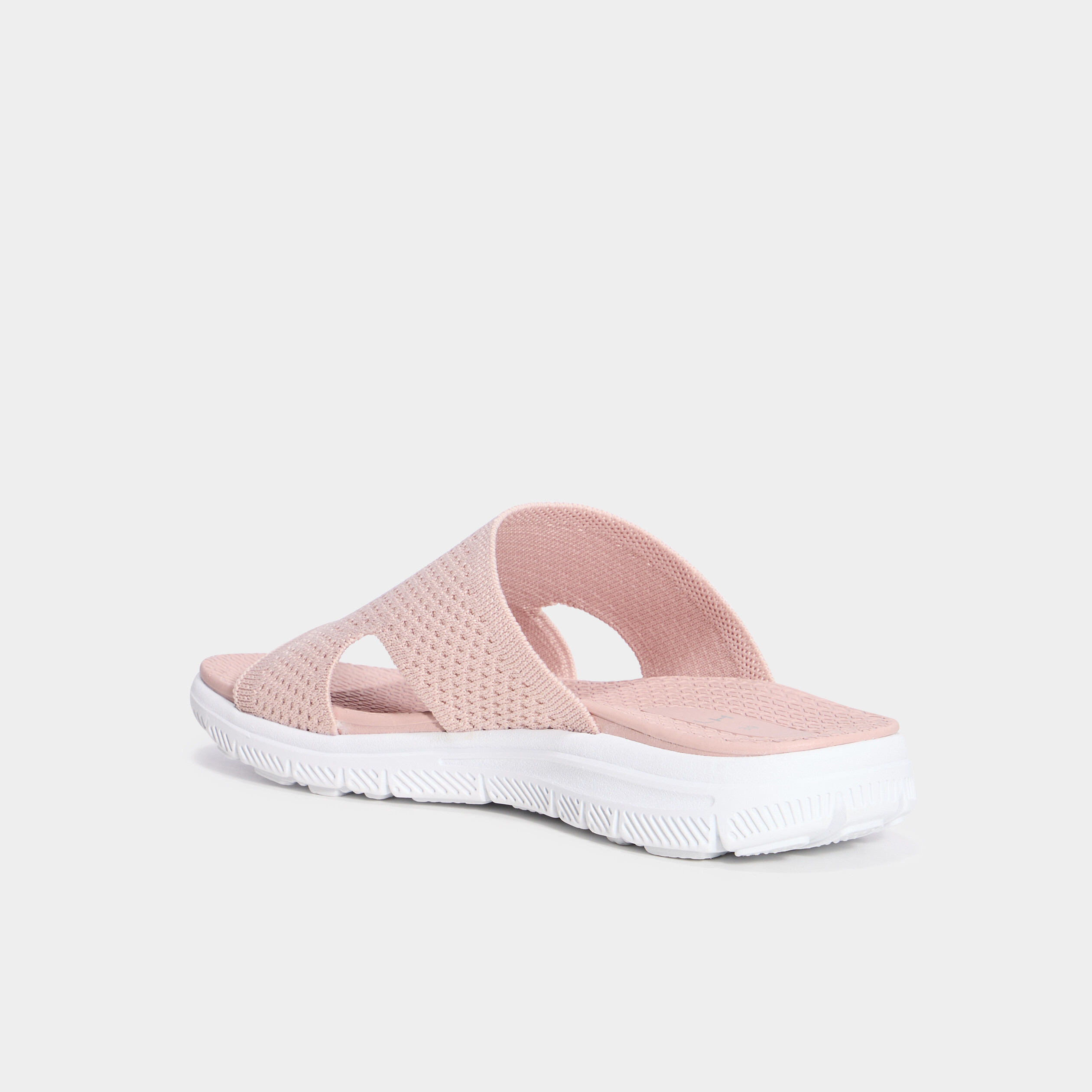 Chaussons mules confort rose femme