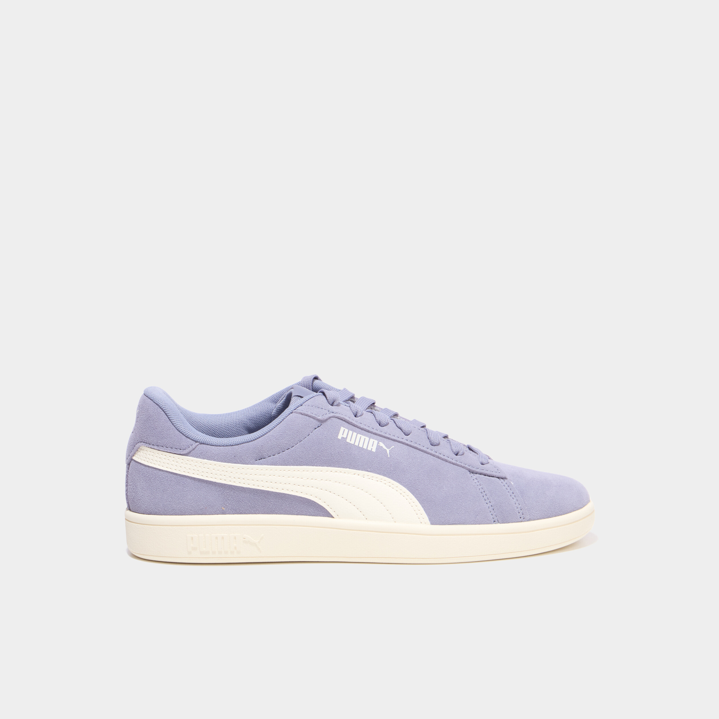 Baskets cuir su&eacute;dine Puma Smash V3 bleu homme