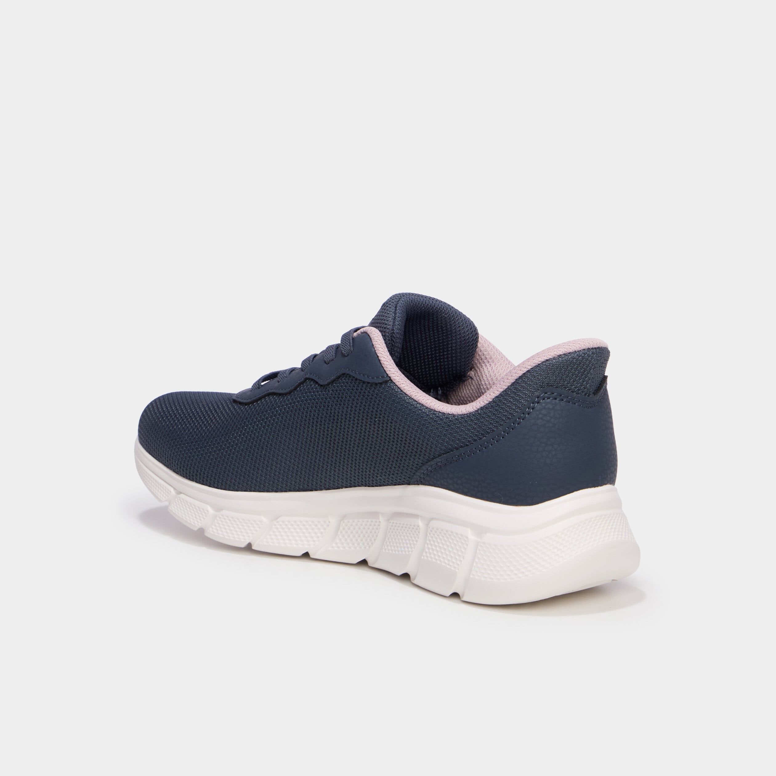 Baskets running lacets &eacute;lastiqu&eacute;s gris femme