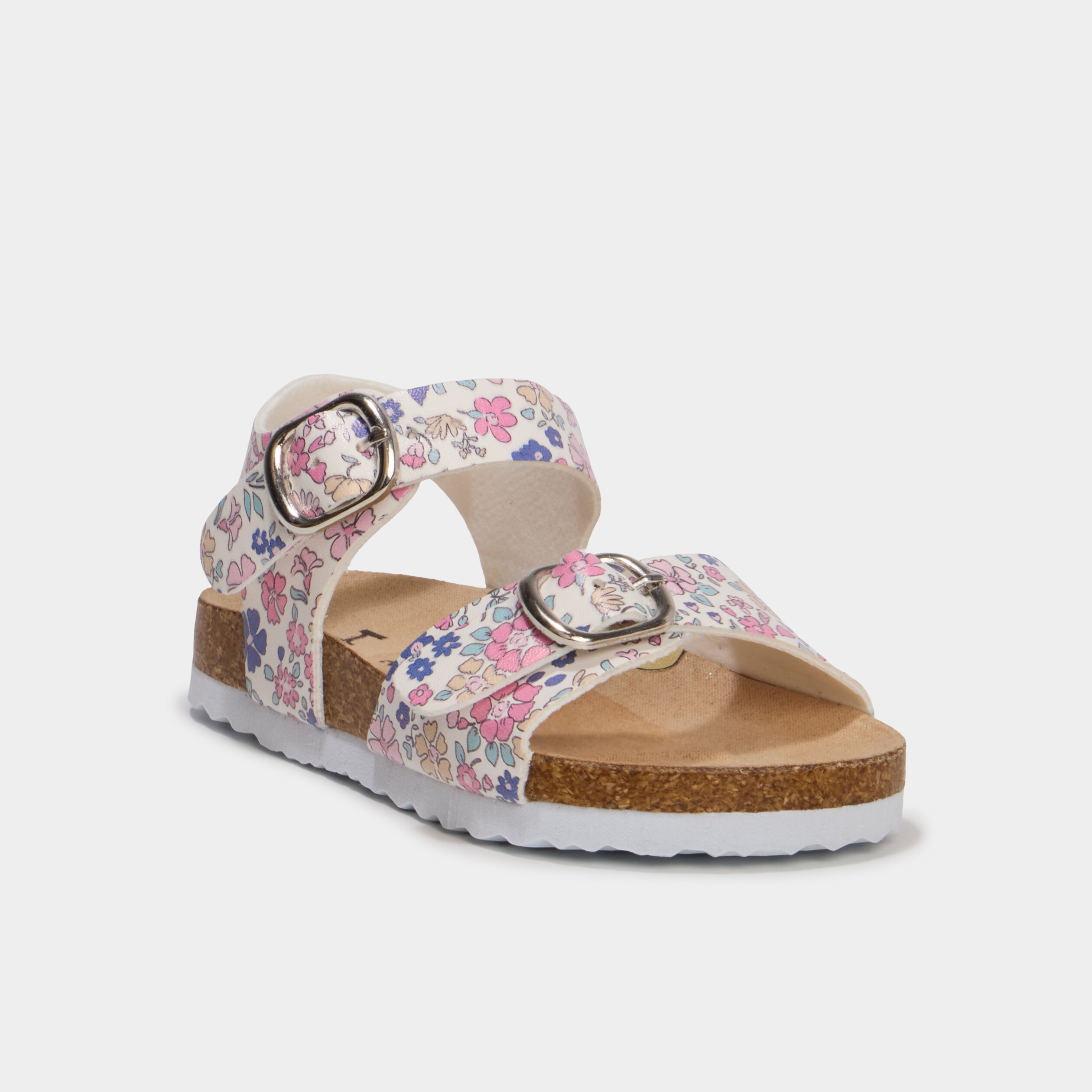 Sandales &agrave; paillettes multicolore b&eacute;b&eacute; fille