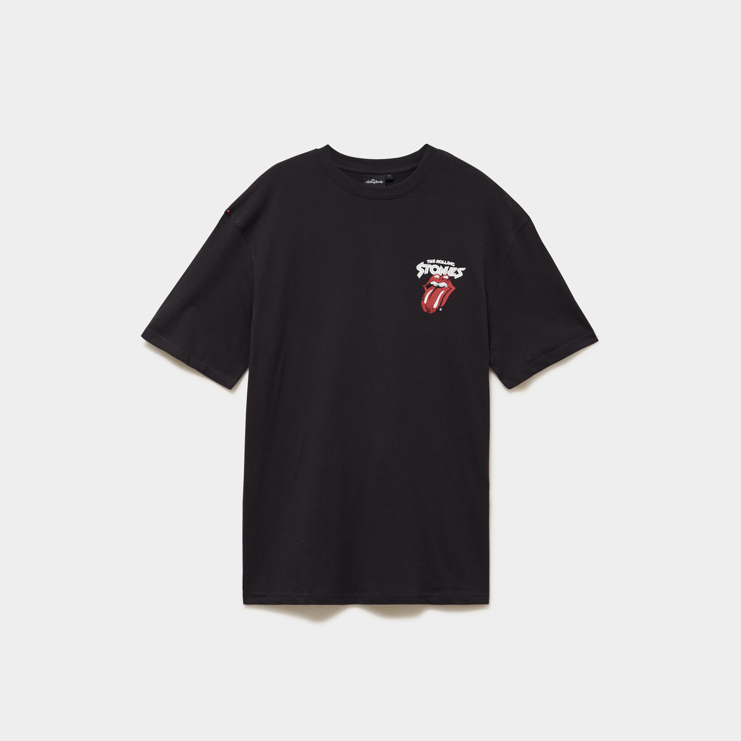 T-shirt relax coton The Rolling Stones gris fonc&eacute; homme