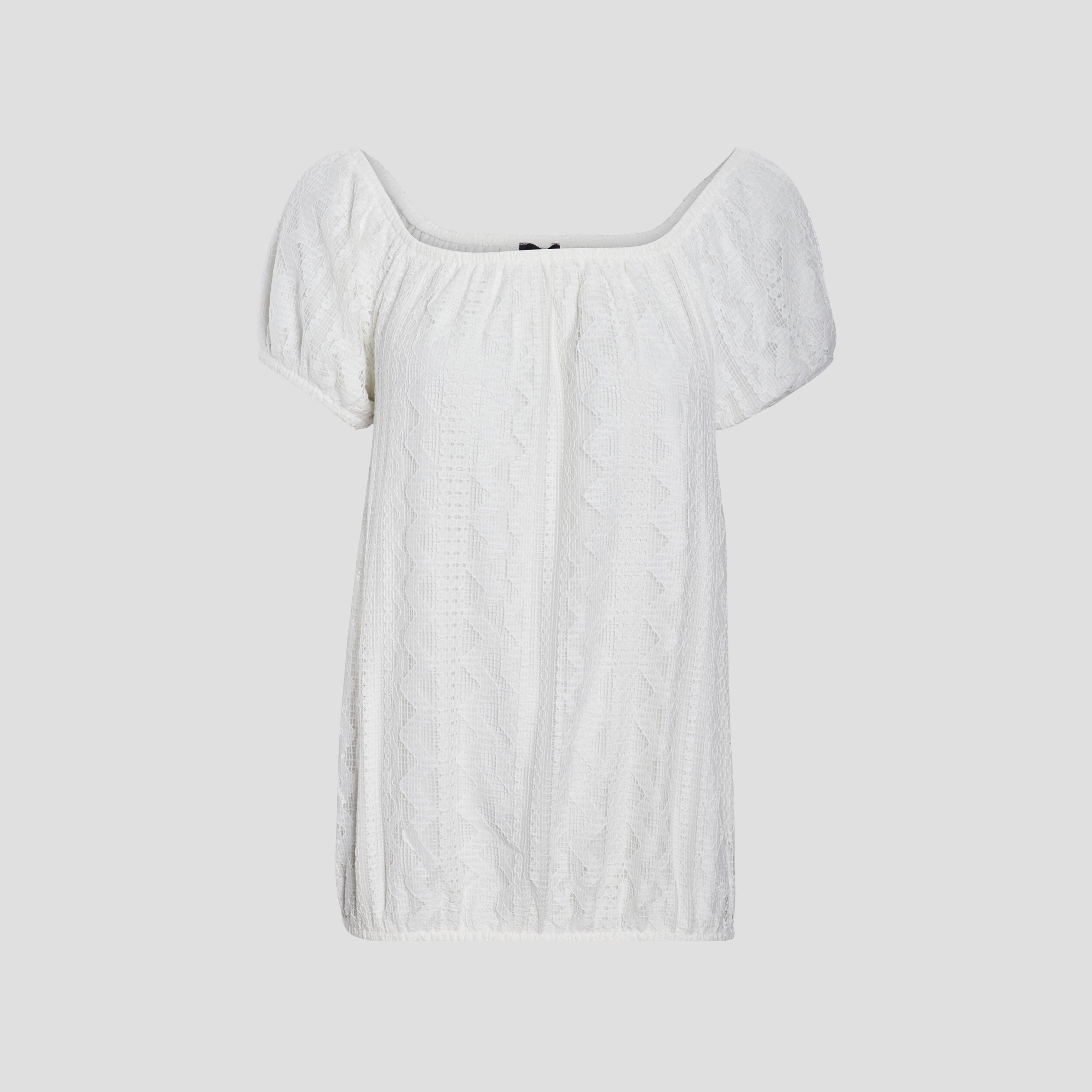 T-shirt manches courtes ecru femme