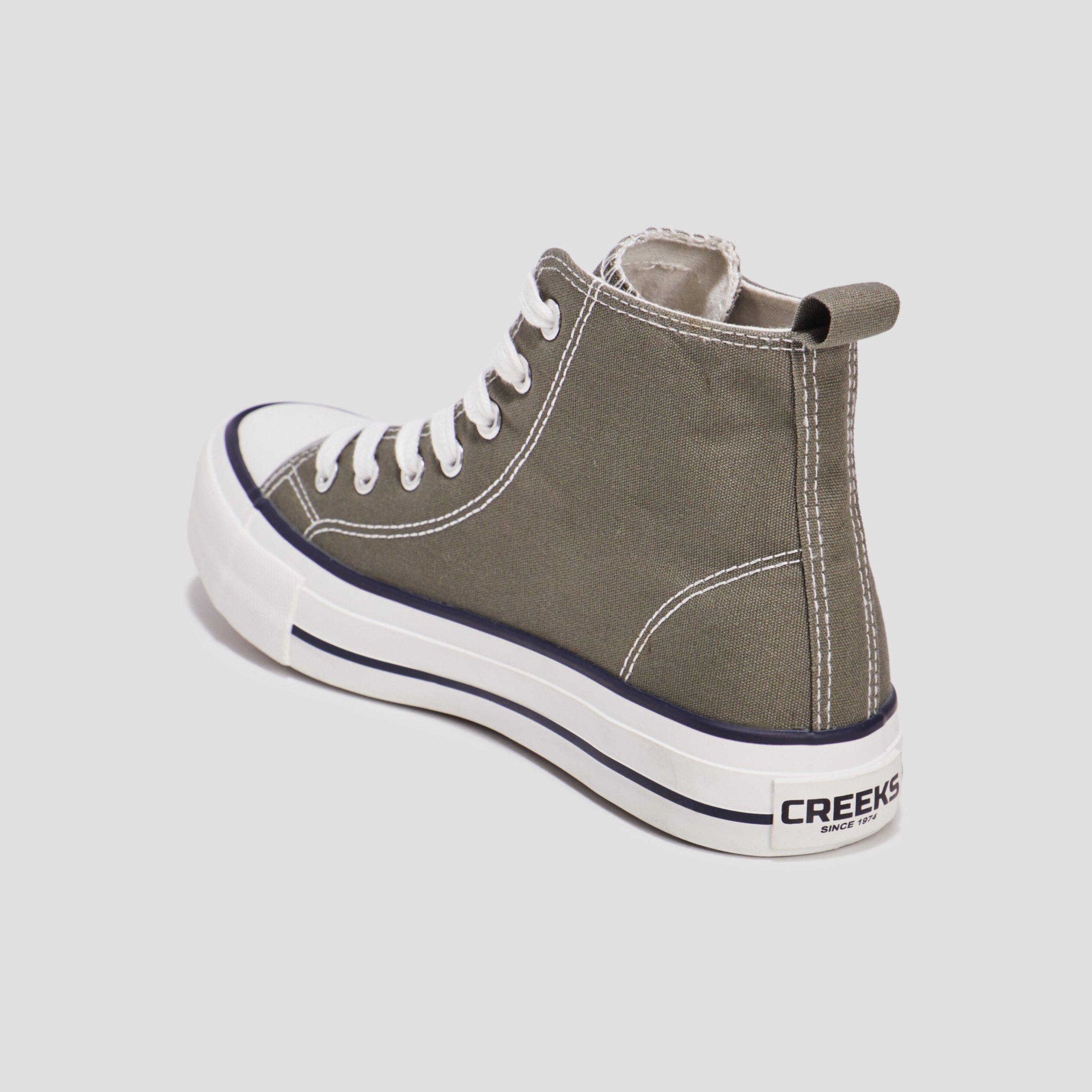 Basket montante kaki sales