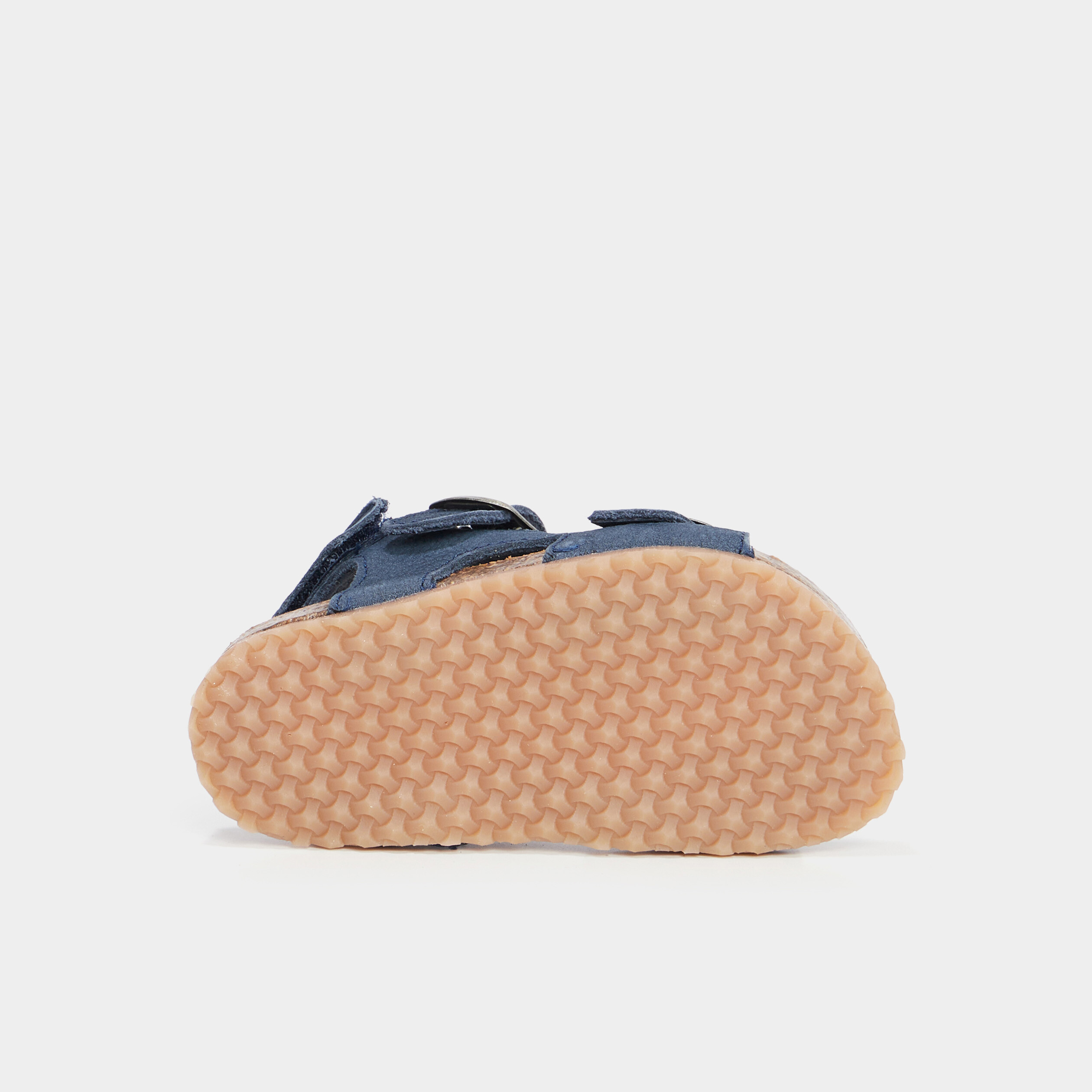 sandales cuir boucles et scratchs creeks bleu bebef Sandales cuir boucles et scratchs Creeks bleu bébé fille