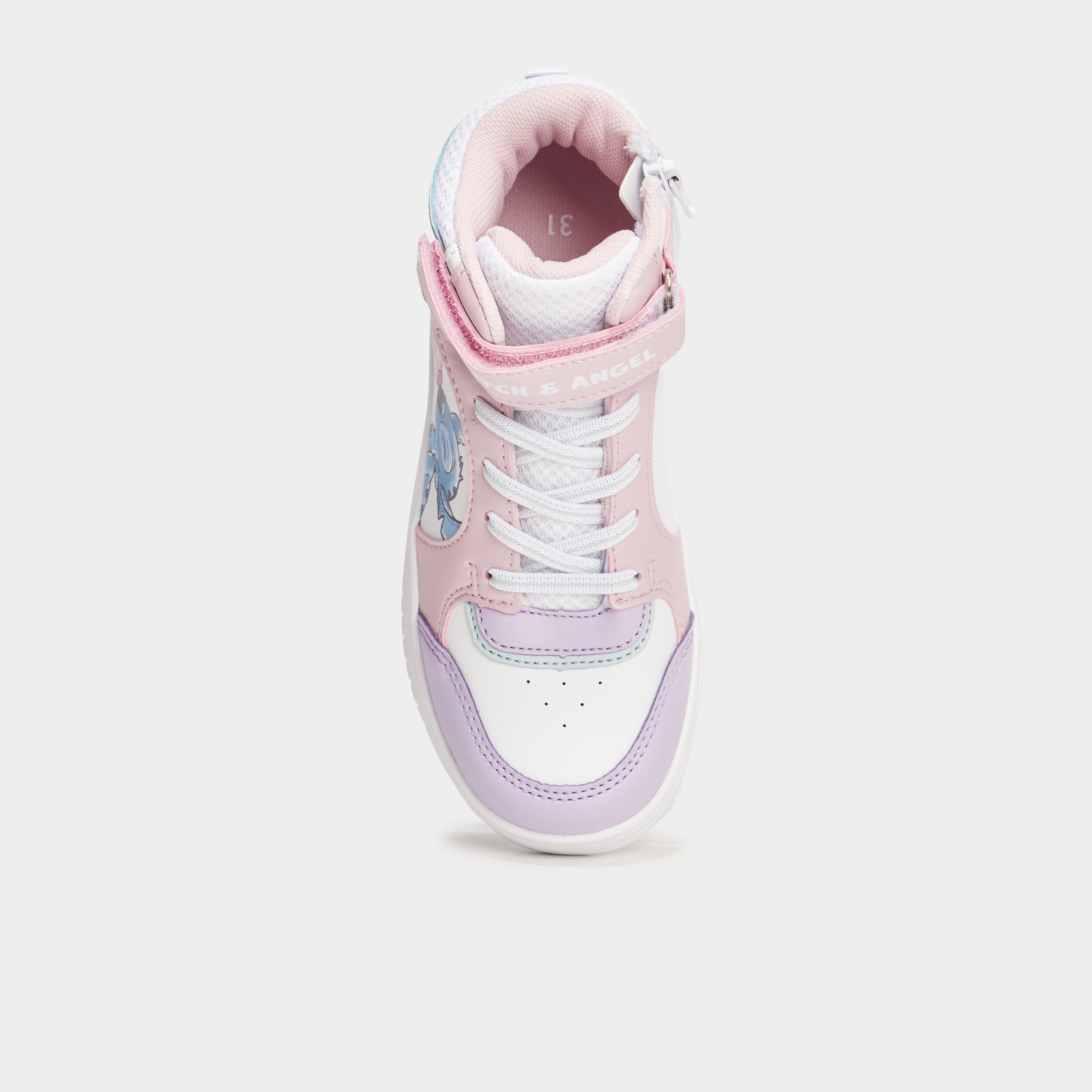 baskets montantes zippees stitch multicolore fille Baskets montantes zippées Stitch multicolore fille