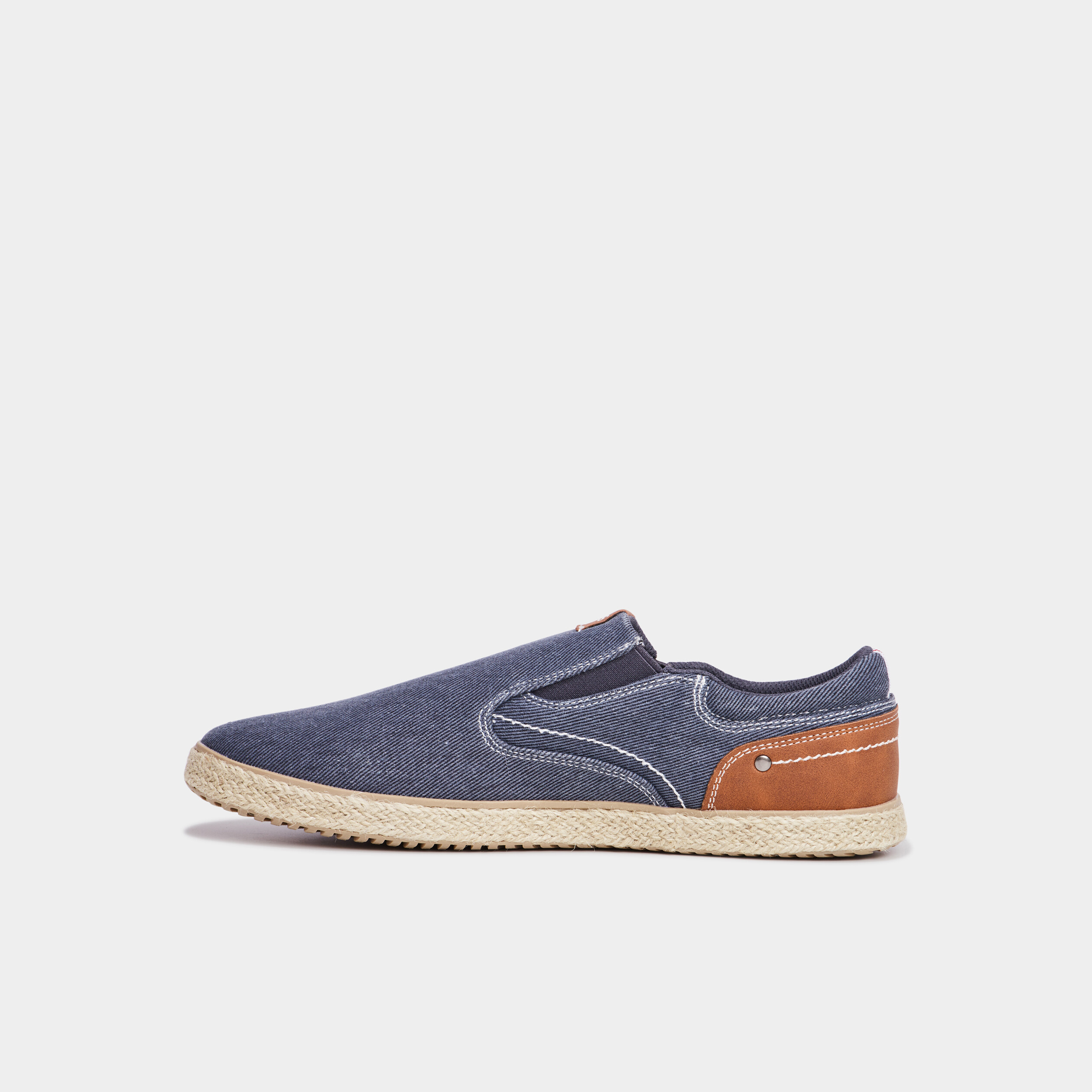 loafers avec languette denfilage bleu homme Loafers avec languette d'enfilage bleu homme
