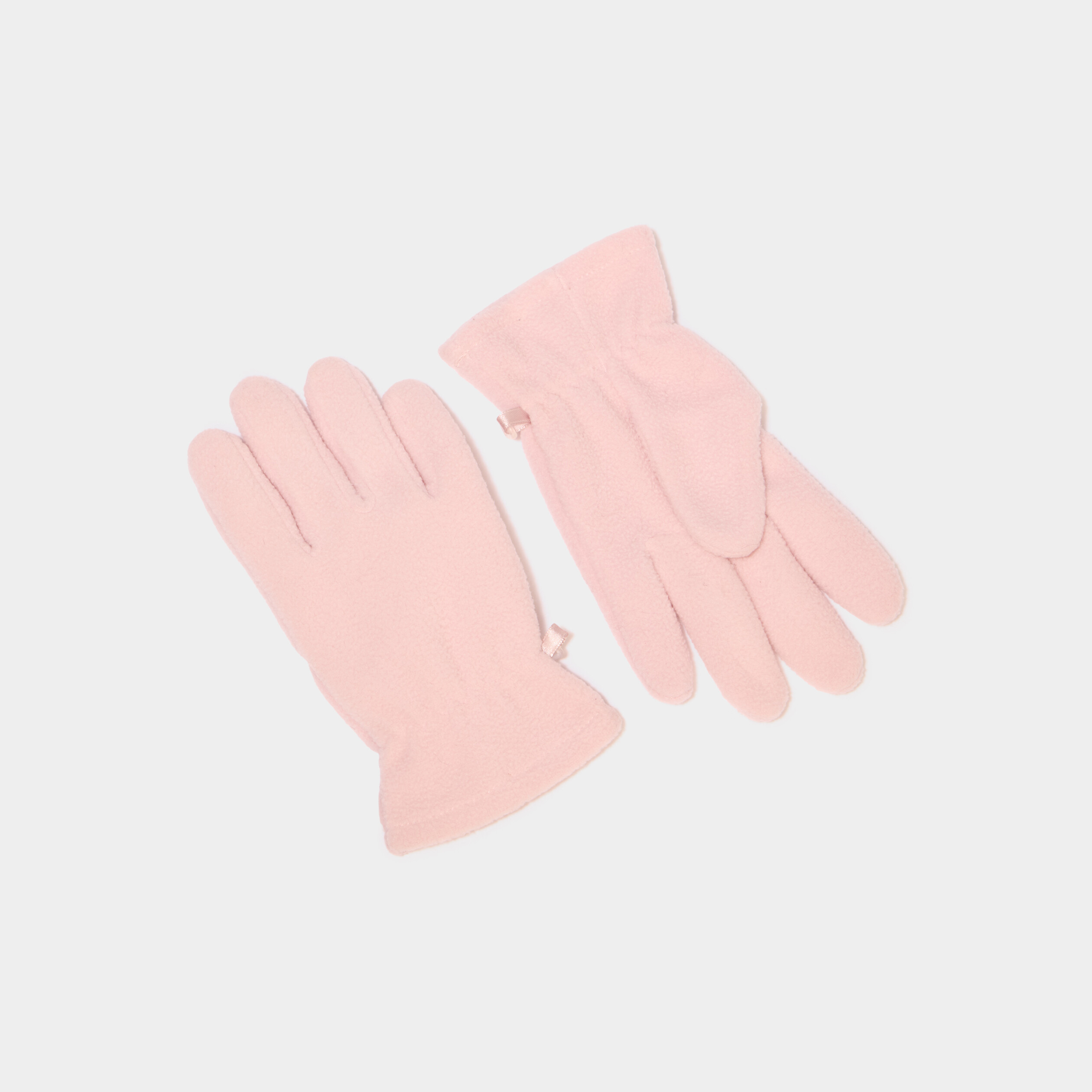 Gants effet polaire rose fille