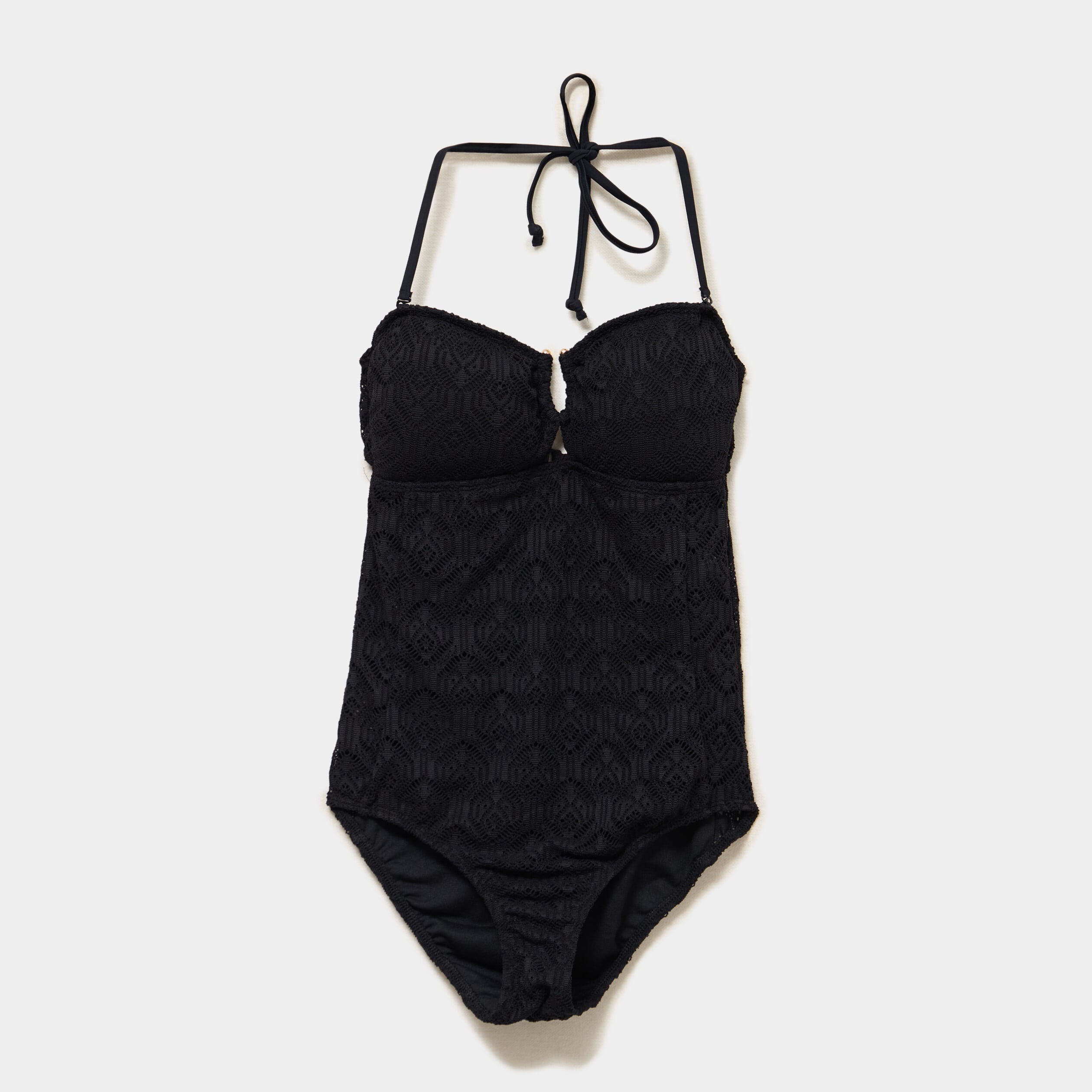 Maillot de bain une pi&egrave;ce bandeau noir femme