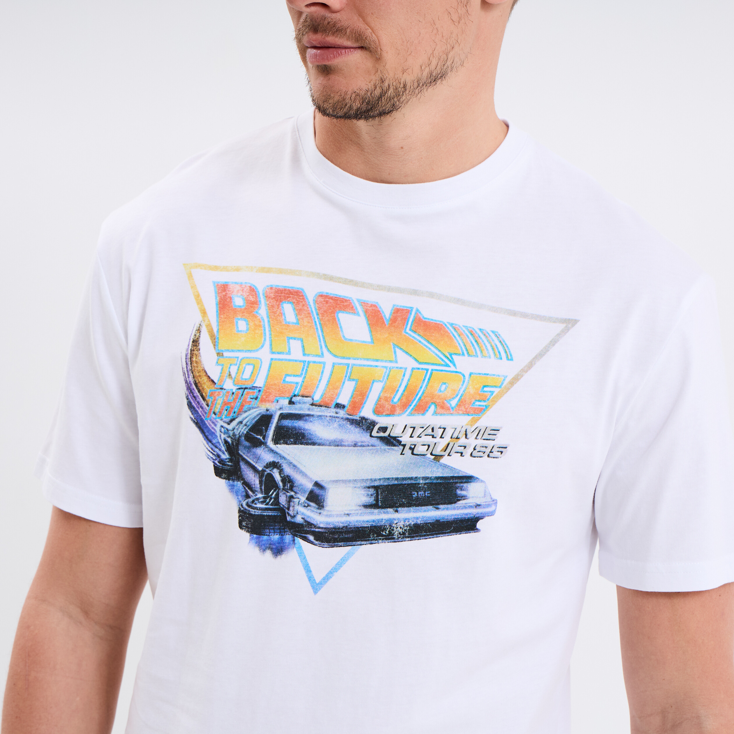 Back To Tee Shirt Homme Retour Vers Le Futur T-shirt Coton Retour