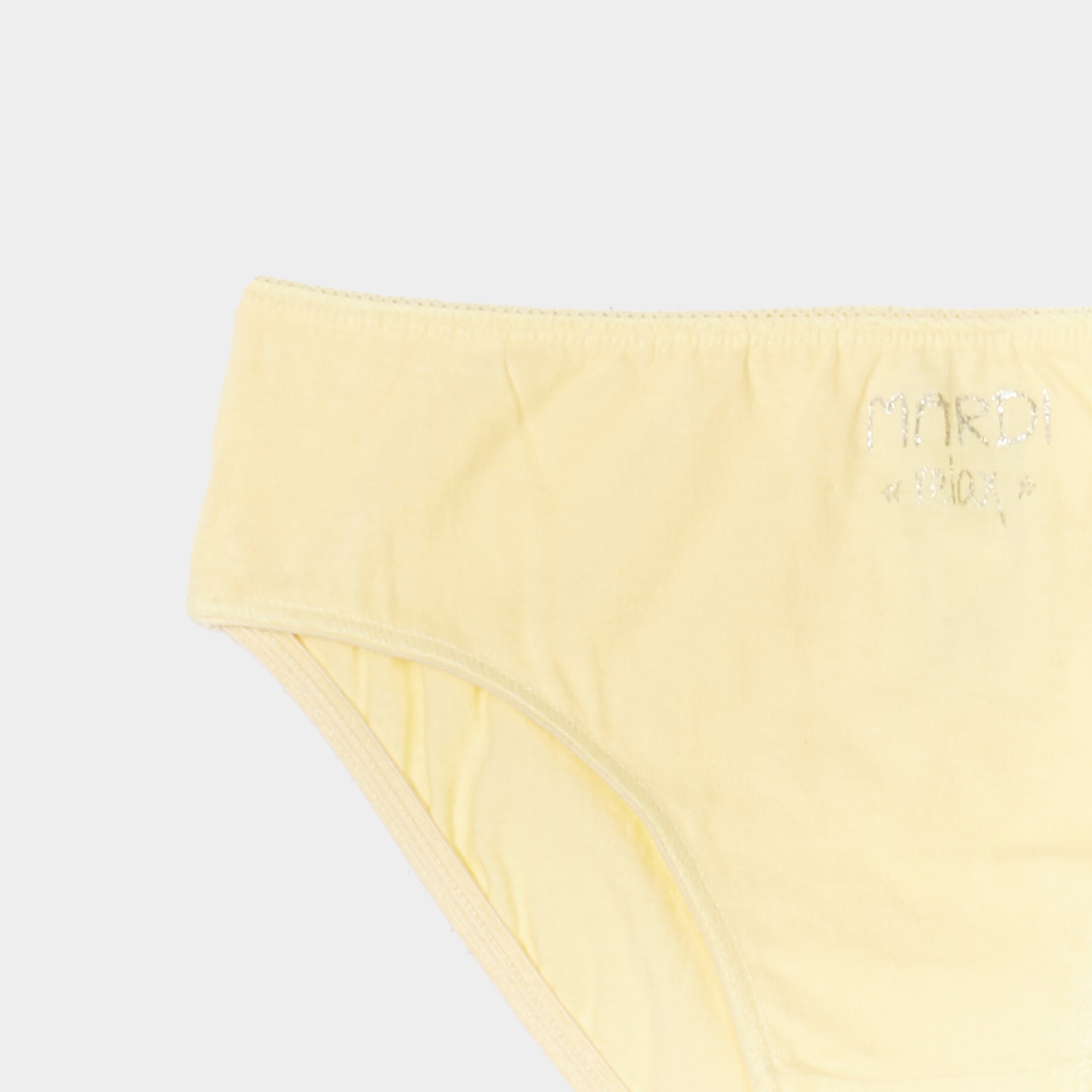 lot 7 culottes coton jaune fille Lot 7 culottes coton jaune fille