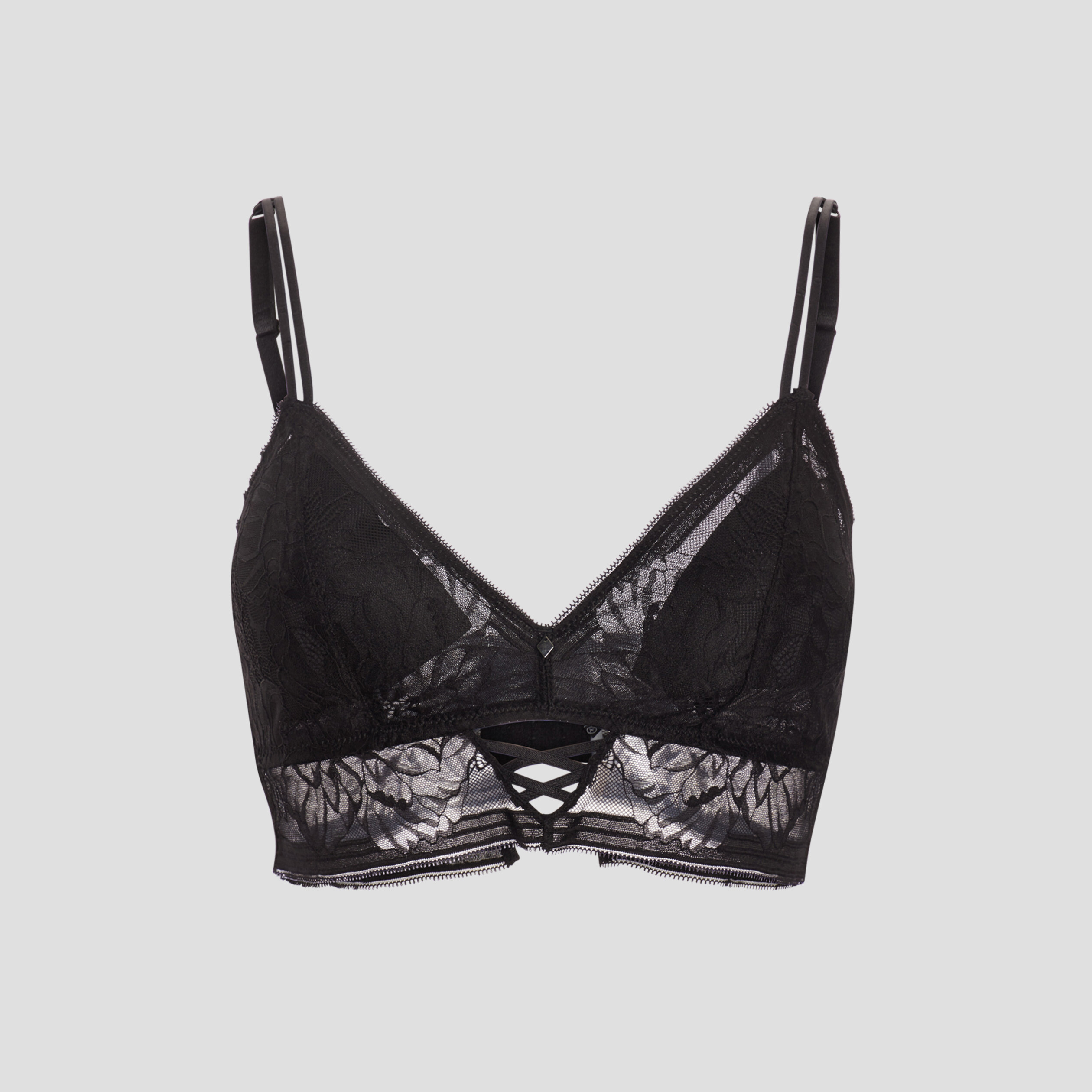 Soutien-gorge triangle noir femme
