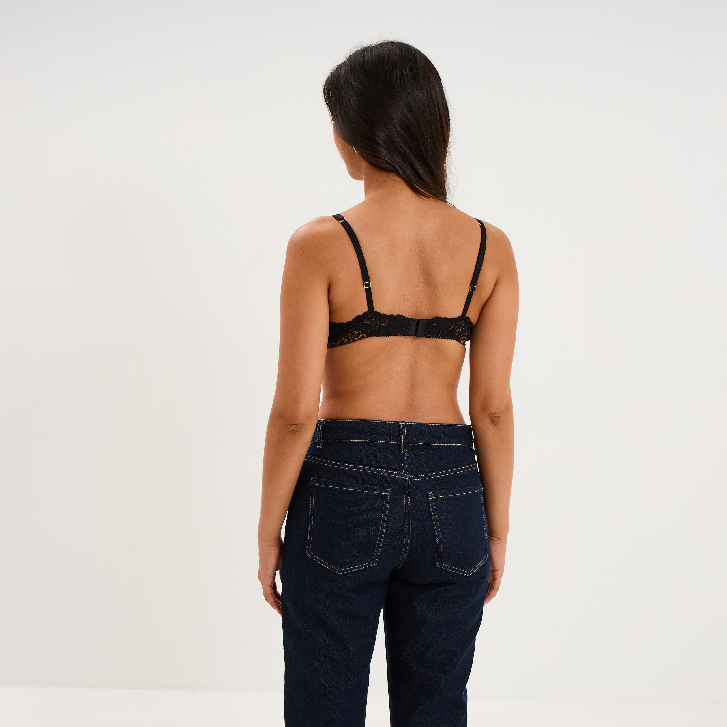 Soutien-gorge corbeille padd&eacute; marron femme