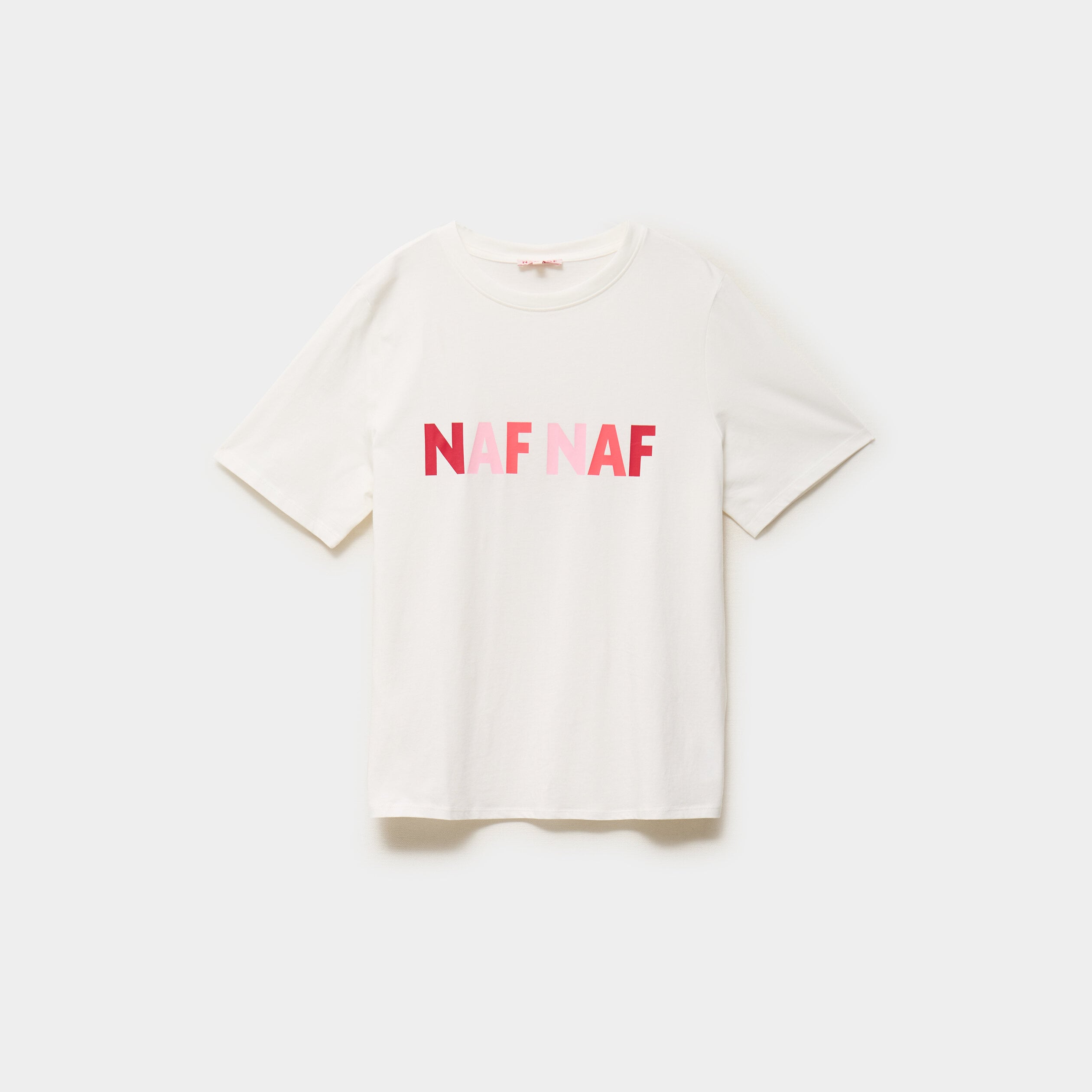 T-shirt manches courtes coton blanc femme