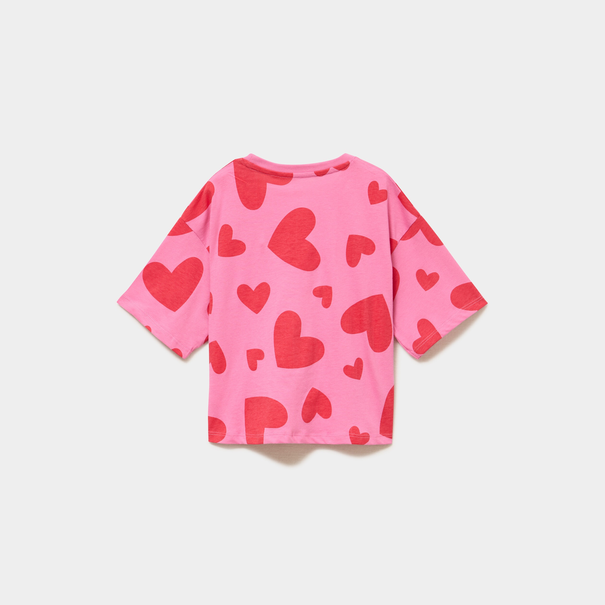 Ensemble pyjama short coton rose fille