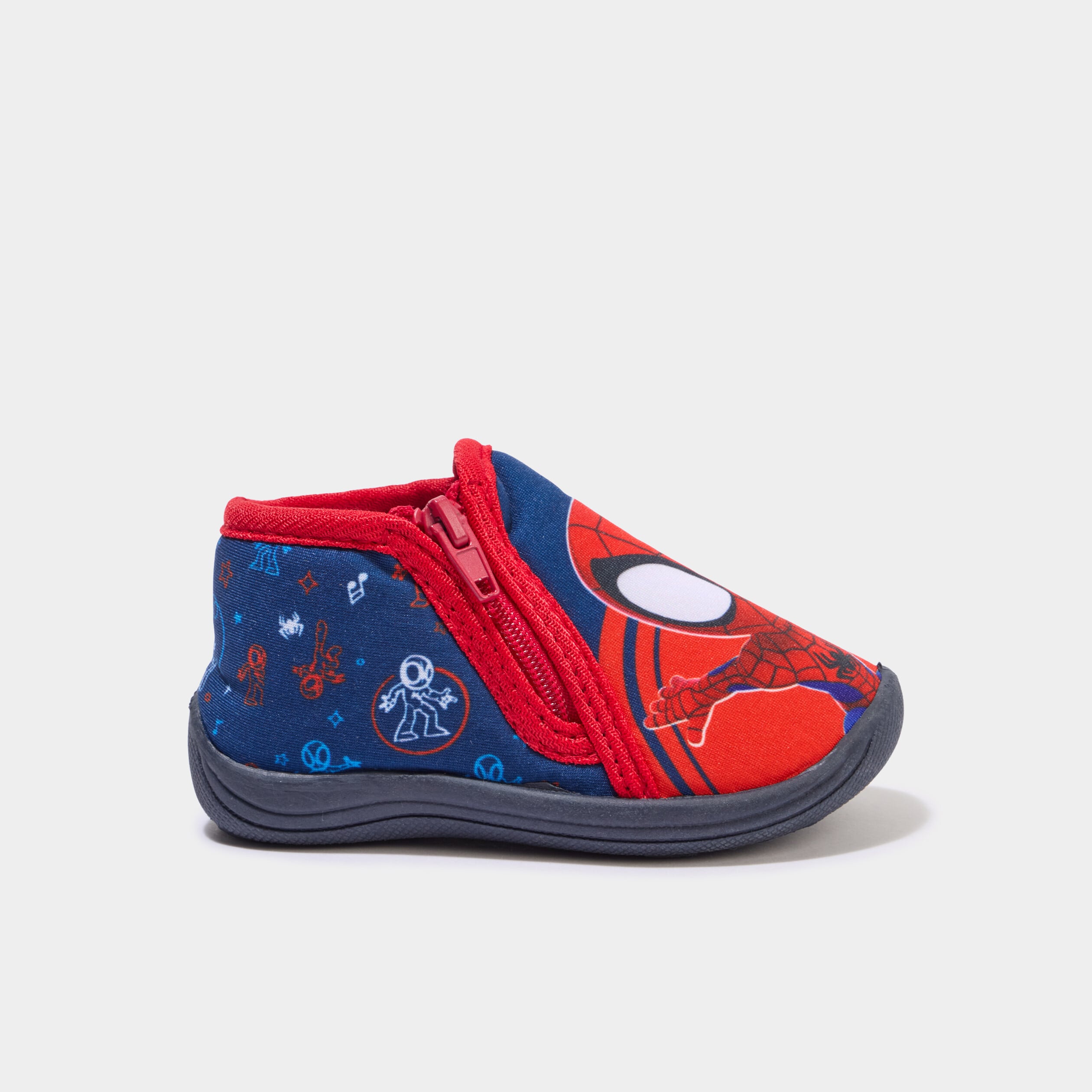 Chaussons bottillons Spider-Man bleu b&eacute;b&eacute; gar&ccedil;on